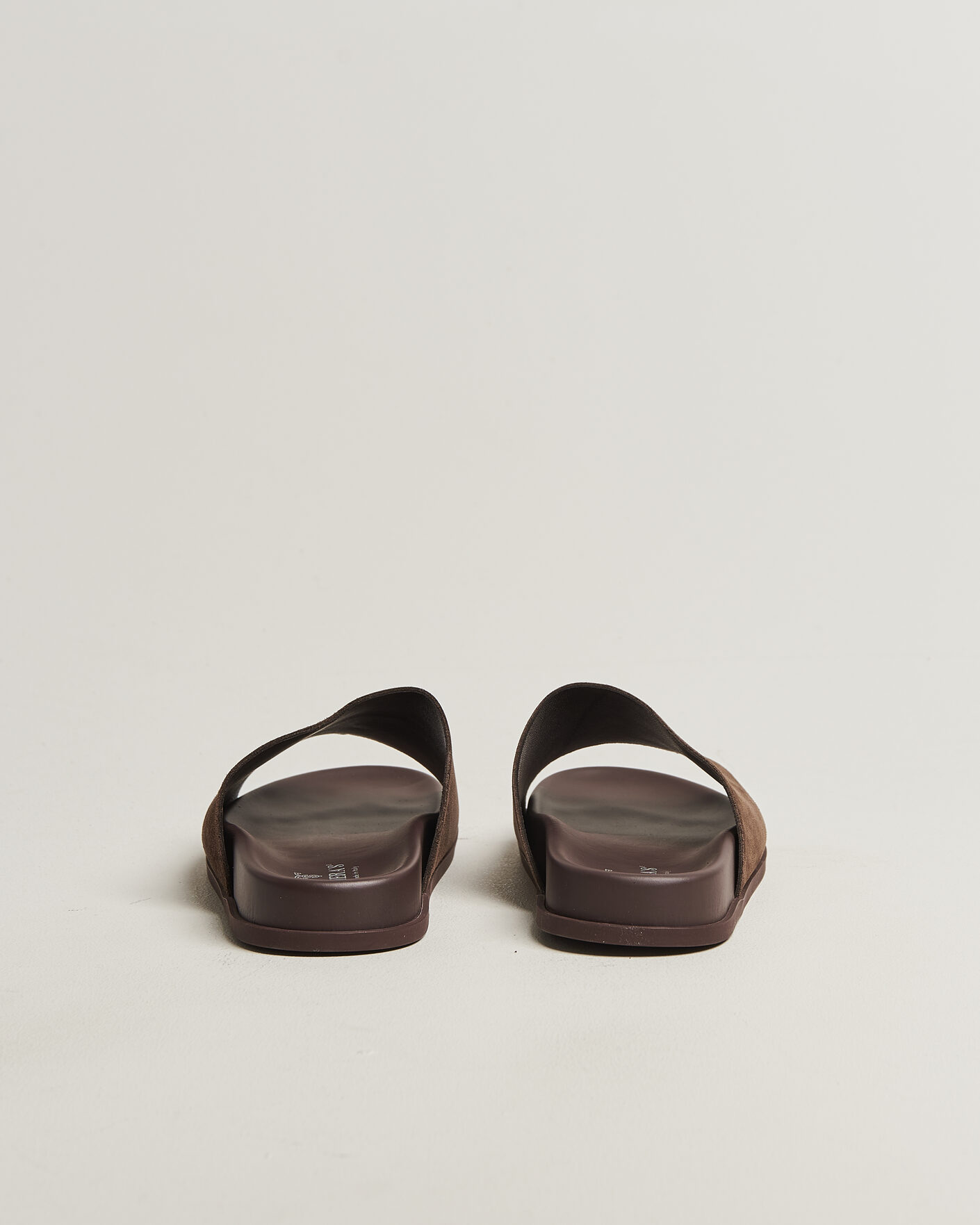 Men | Sandals & Slides | Thera's | Classic Slide Sandals Dark Brown Suede