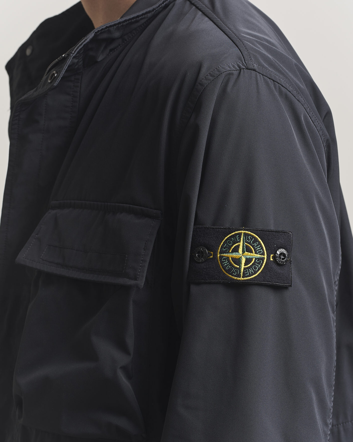 Men | Coats & Jackets | Stone Island | Micro Twill Field Jacket Black