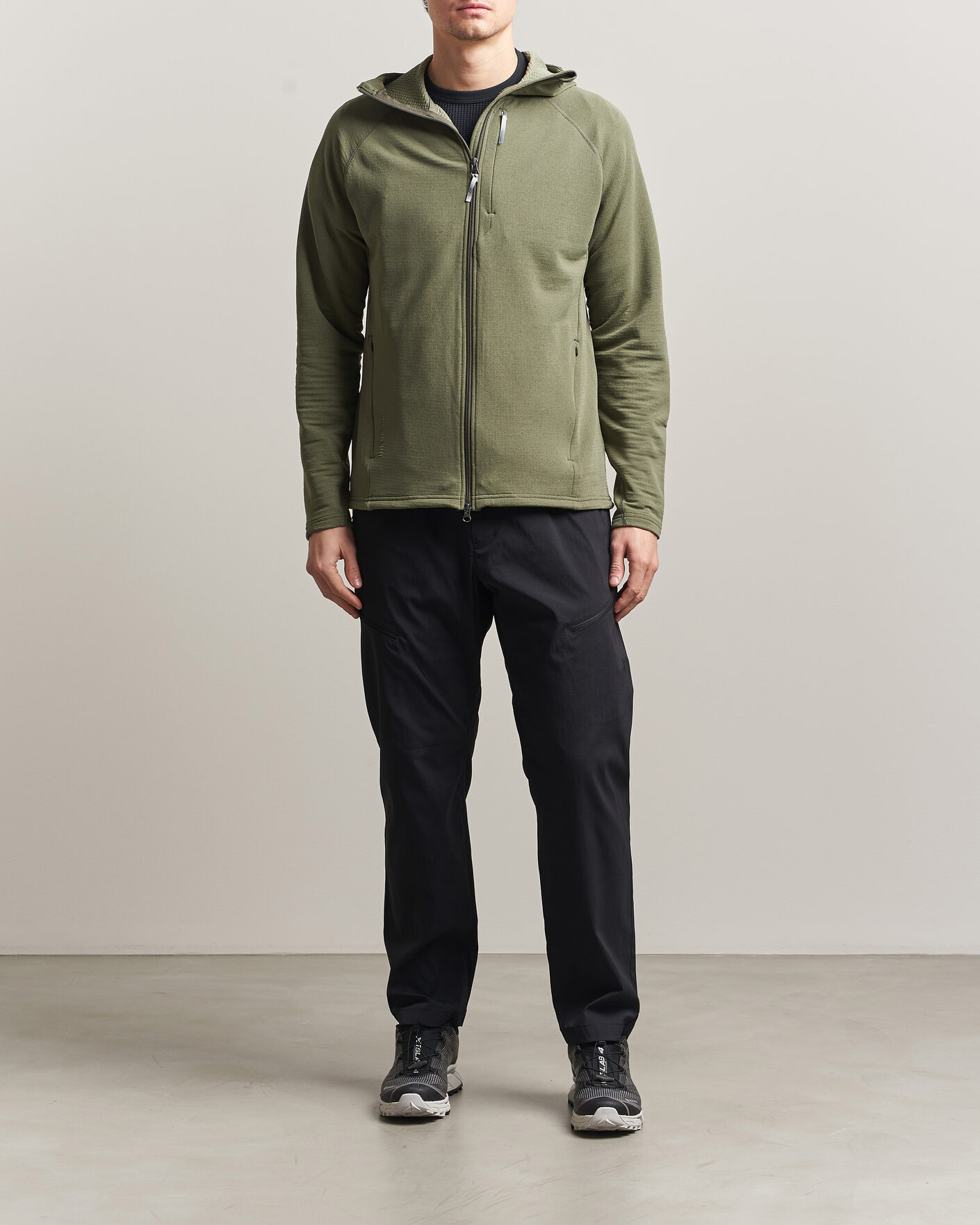 Men | Sweaters & Knitwear | Houdini | Aero Houdi Sage Green