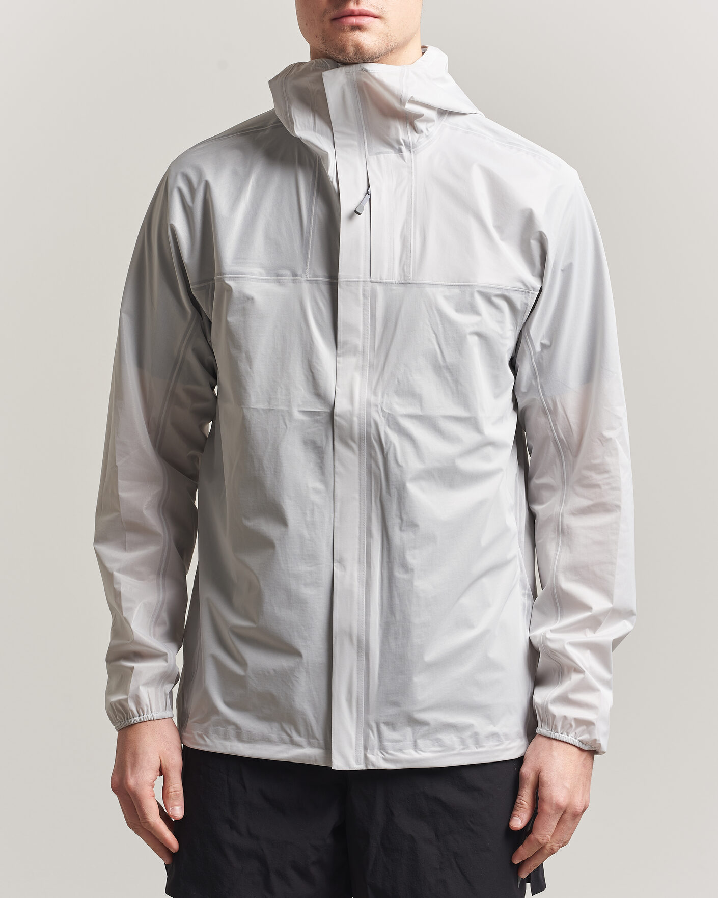Men | Coats & Jackets | Houdini | The Orange Waterproof Jacket Powderday White