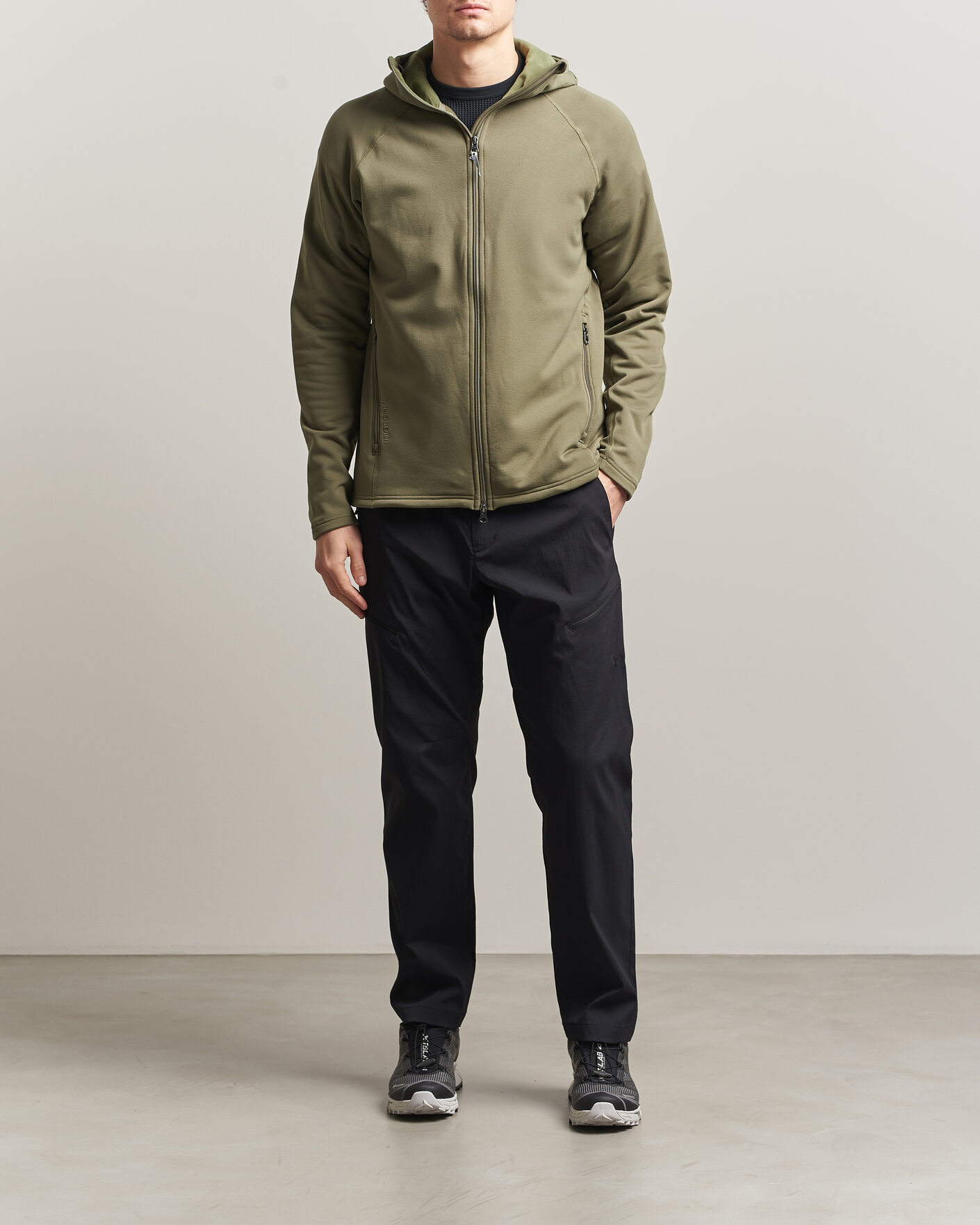 Men | Sweaters & Knitwear | Houdini | Power Up Houdi Sage Green
