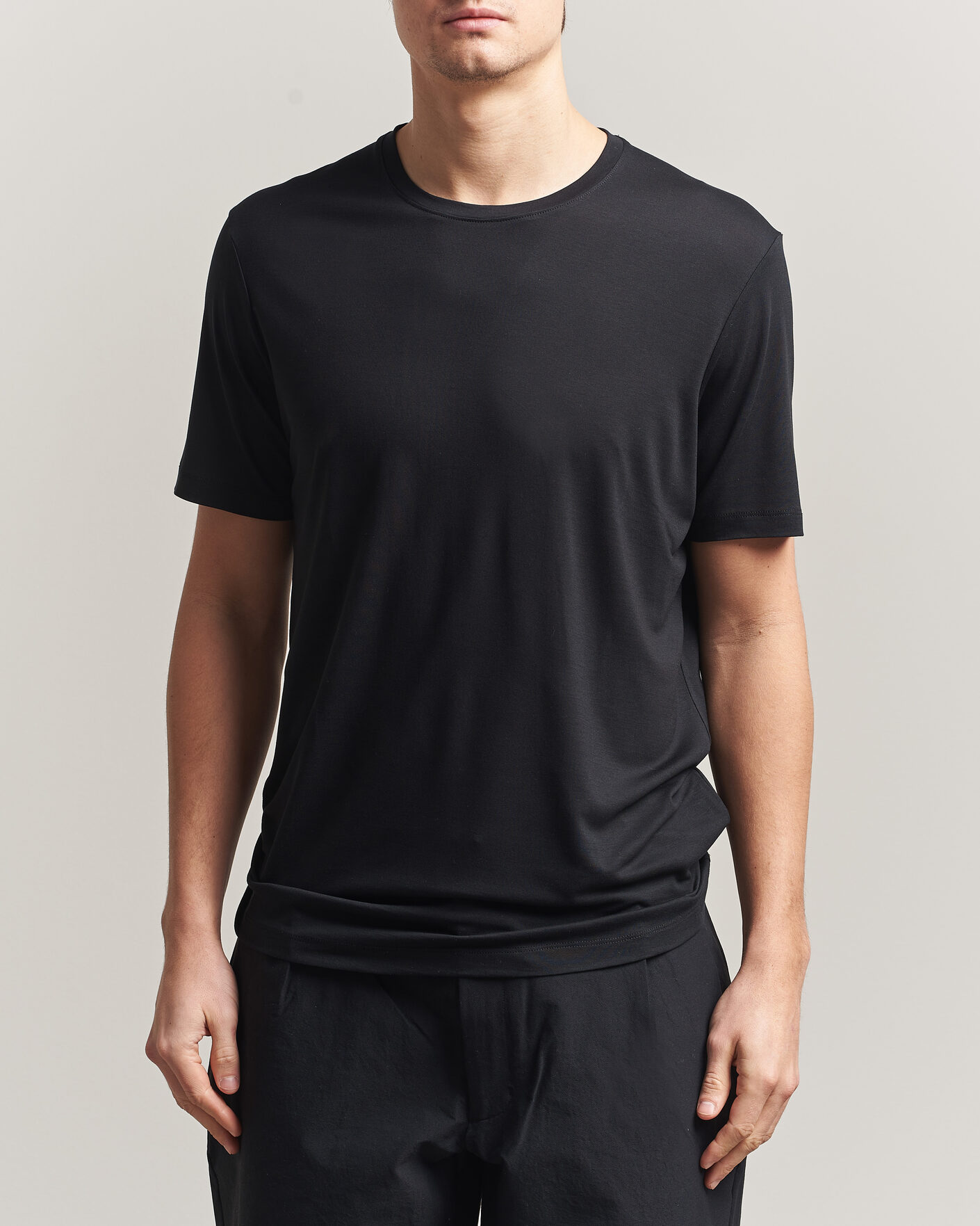 Men | T-Shirts | Houdini | Tree Tencel T-Shirt True Black