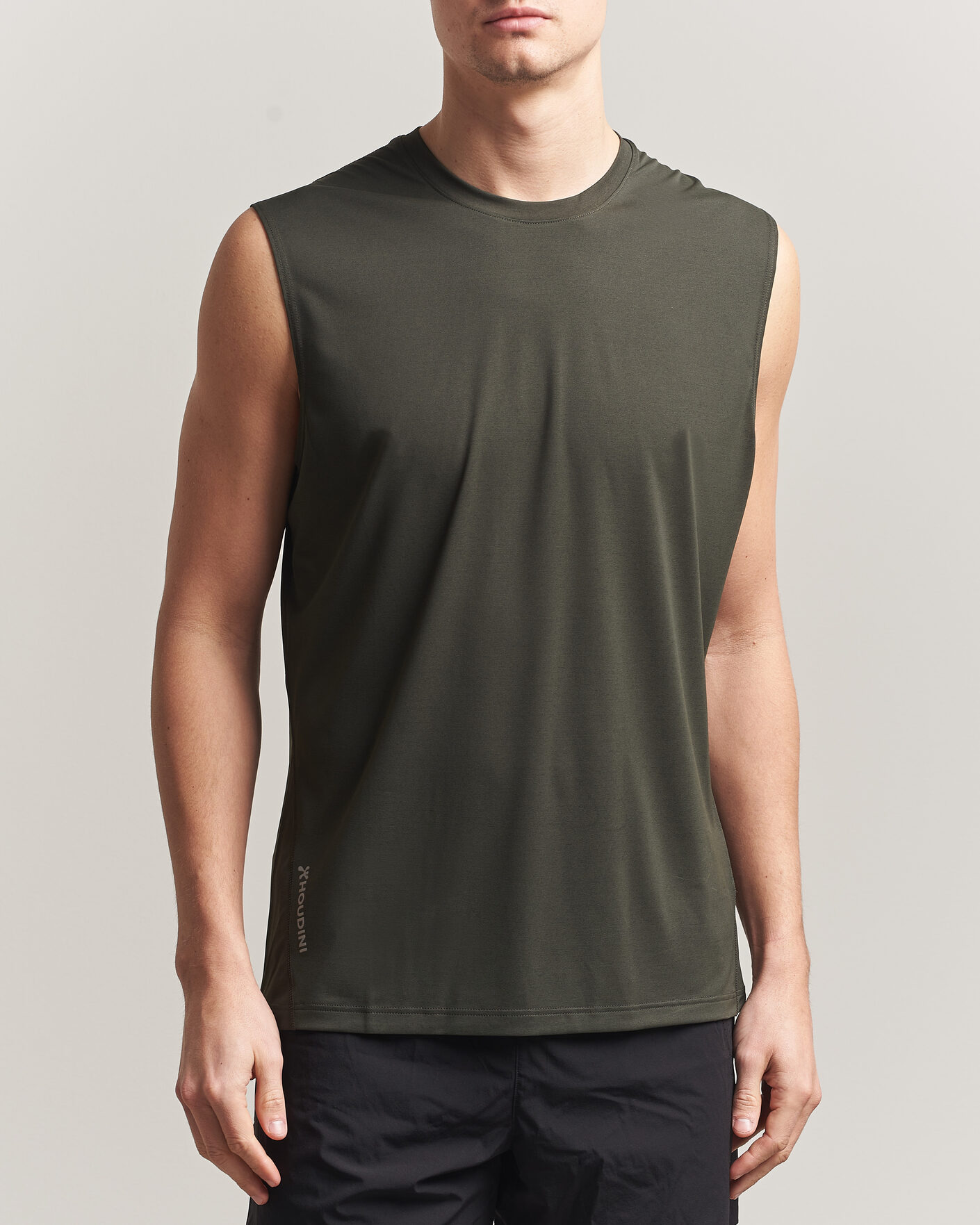 Men | T-Shirts | Houdini | Pace Air Tank Green Illusion