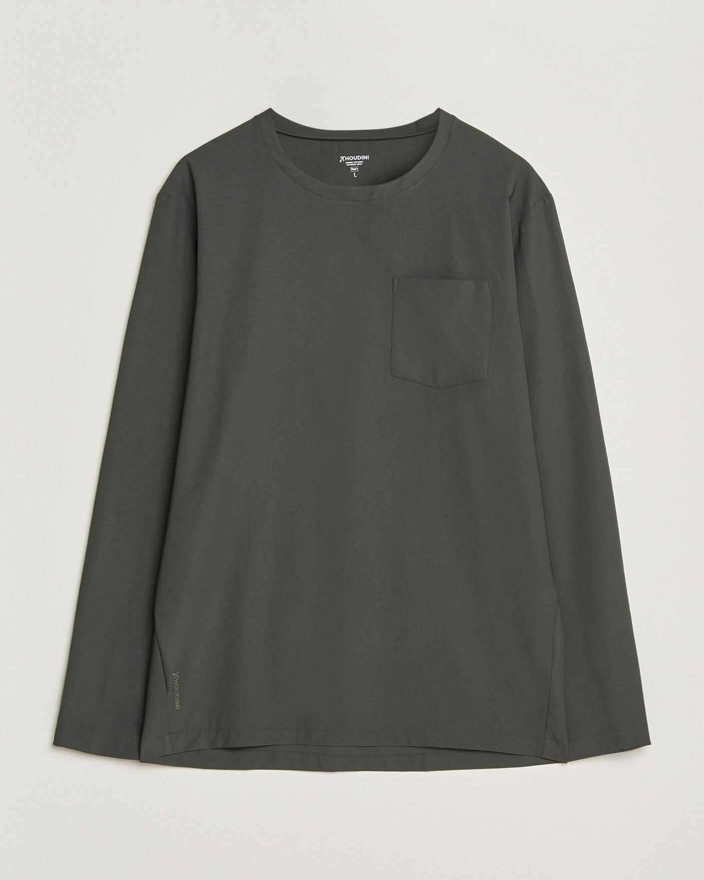 Men | T-Shirts | Houdini | Cover Crew Green Illusion