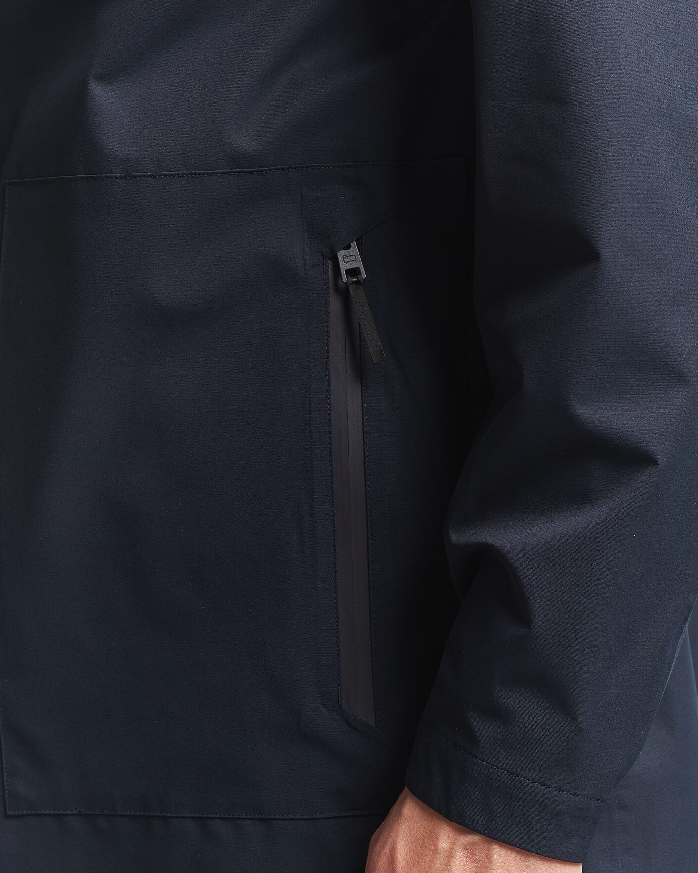 Men | Coats & Jackets | Woolrich | Two Layer 2 in 1 Carcoat Melton Blue