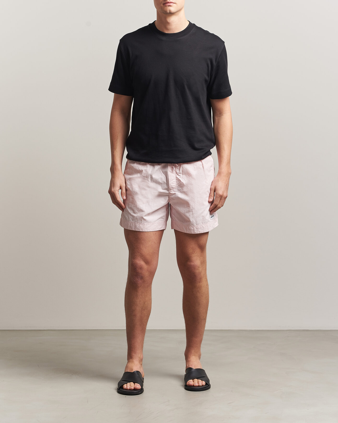 Men | Swimwear | Woolrich | Solid Garment Dyed Swimshorts Pale Lilac