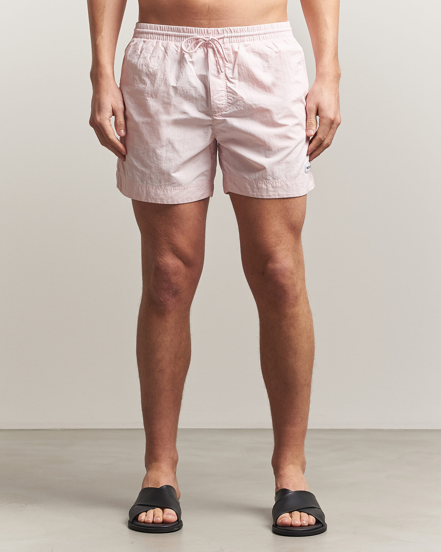 Men | Swimwear | Woolrich | Solid Garment Dyed Swimshorts Pale Lilac