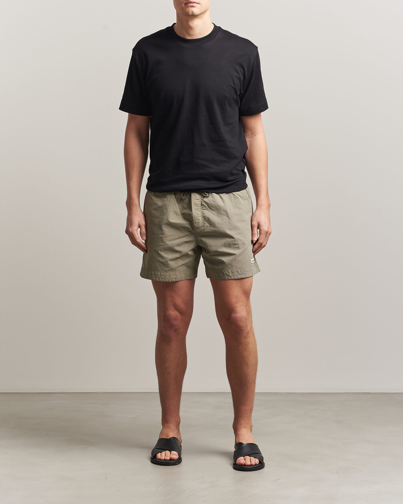 Men | Woolrich Solid Garment Dyed Swimshorts Smokey Olive | Woolrich | Solid Garment Dyed Swimshorts Smokey Olive
