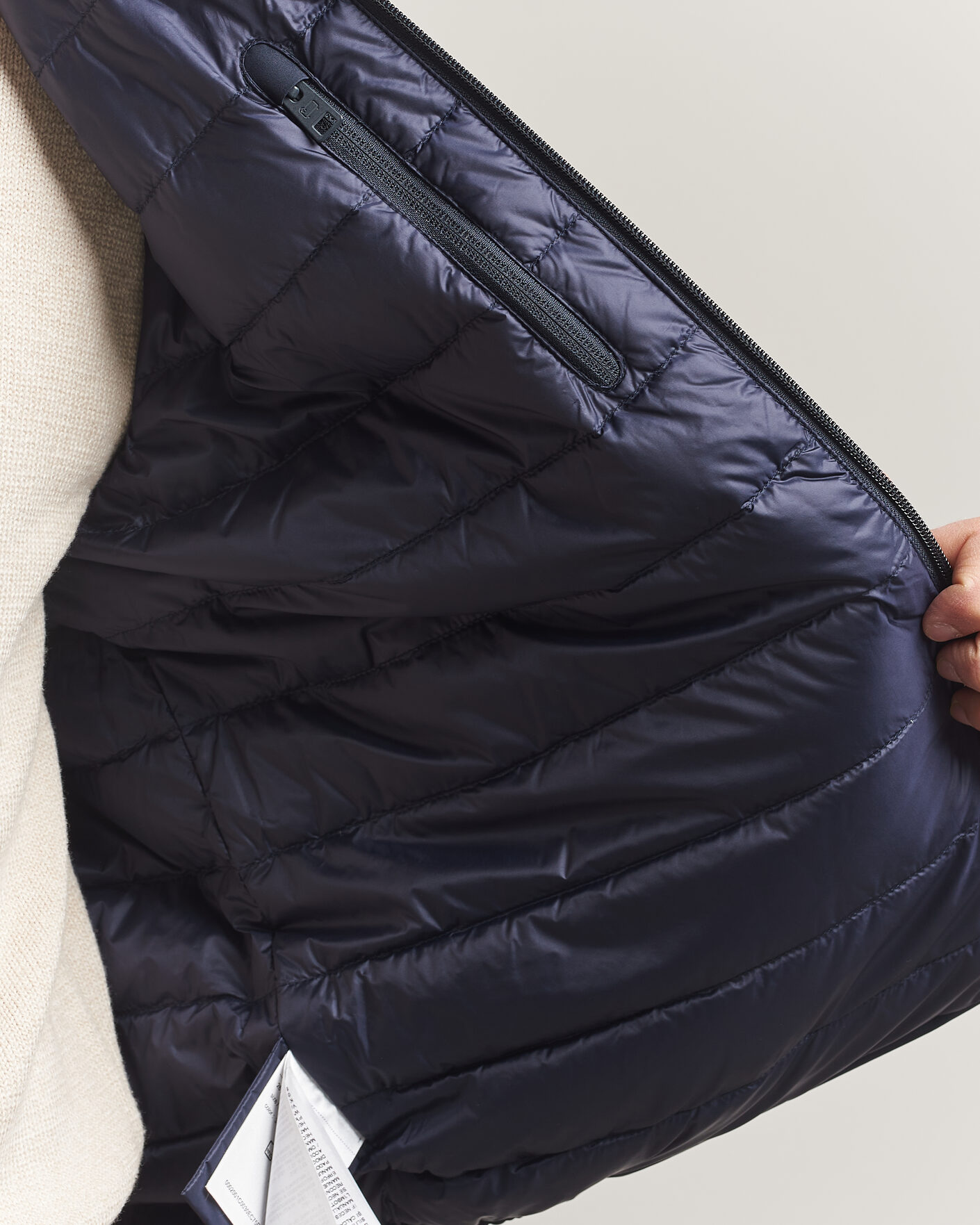 Men | Gilets | Woolrich | Two Layer Sailing Vest Melton Blue