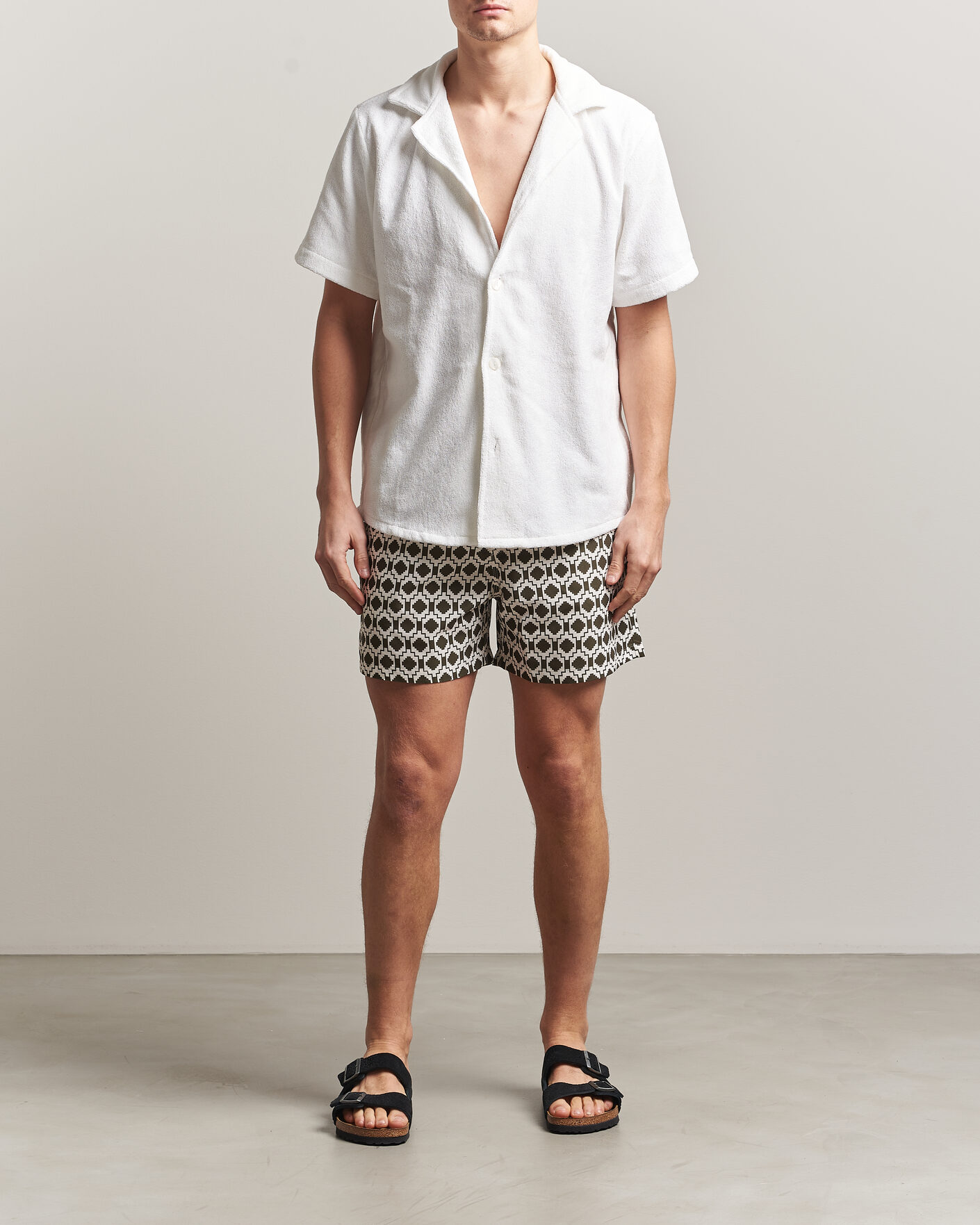 Men | Swimwear | OAS | Printed Swimshorts Pine Mitu