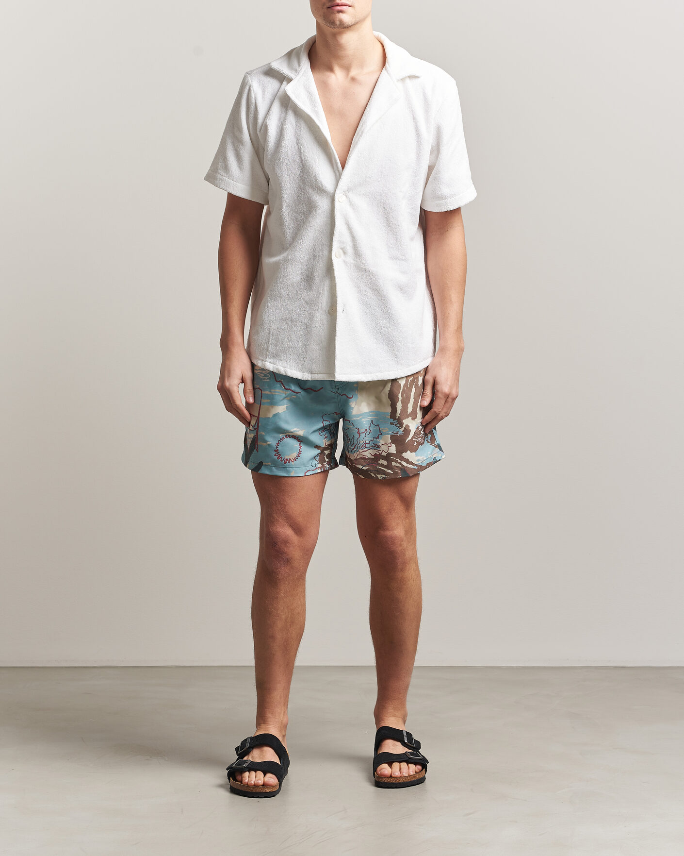 Men | Swimwear | OAS | Printed Swimshorts Montara
