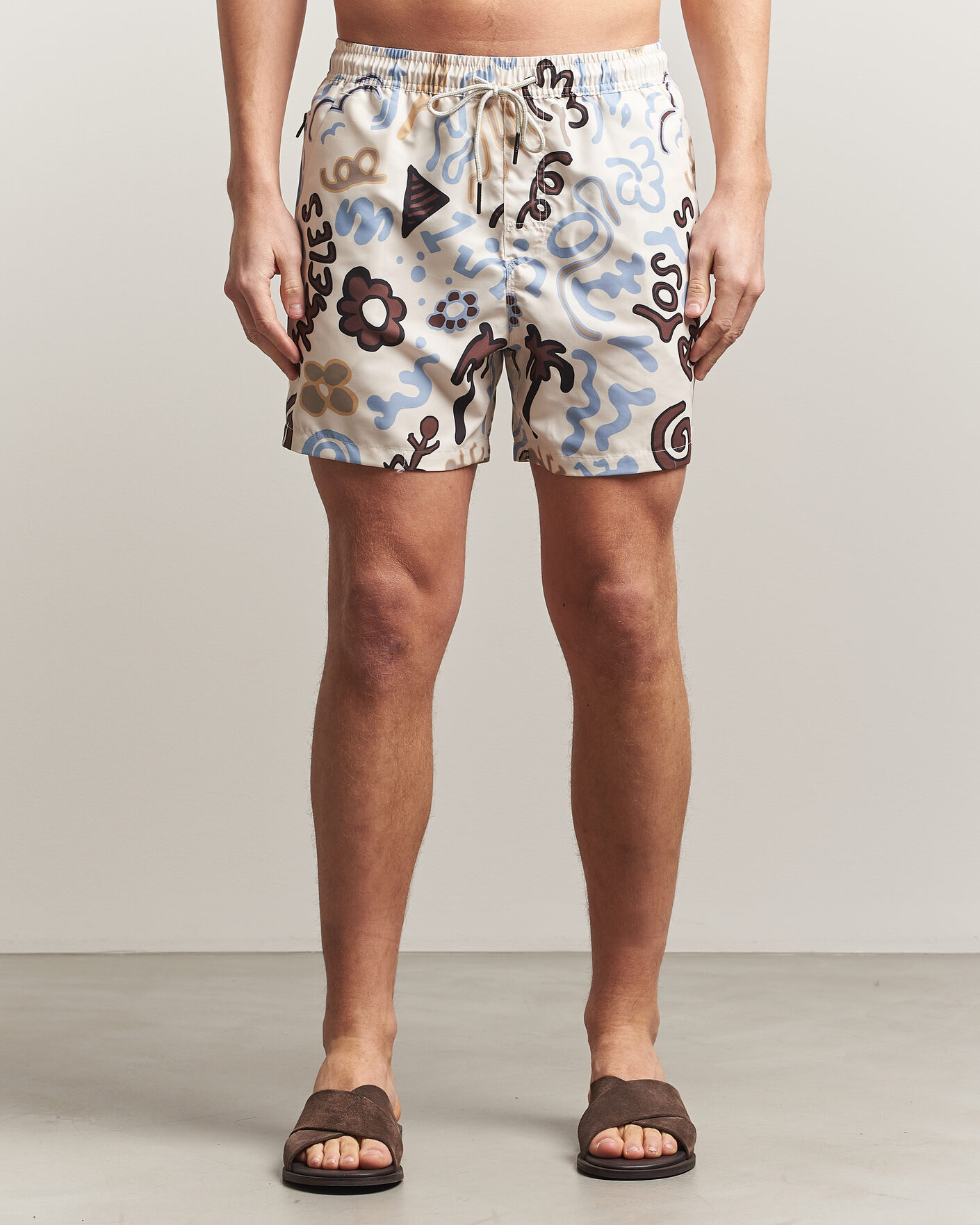 Men | Swimwear | OAS | Printed Swimshorts Memento