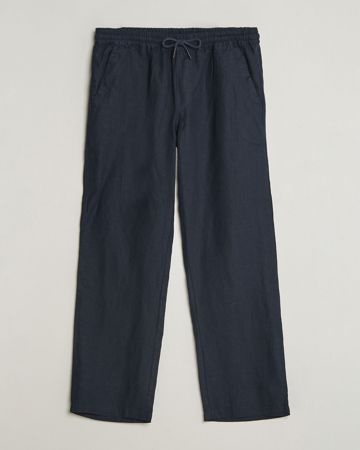 Men | Trousers | OAS | Nino Linen Pants Navy
