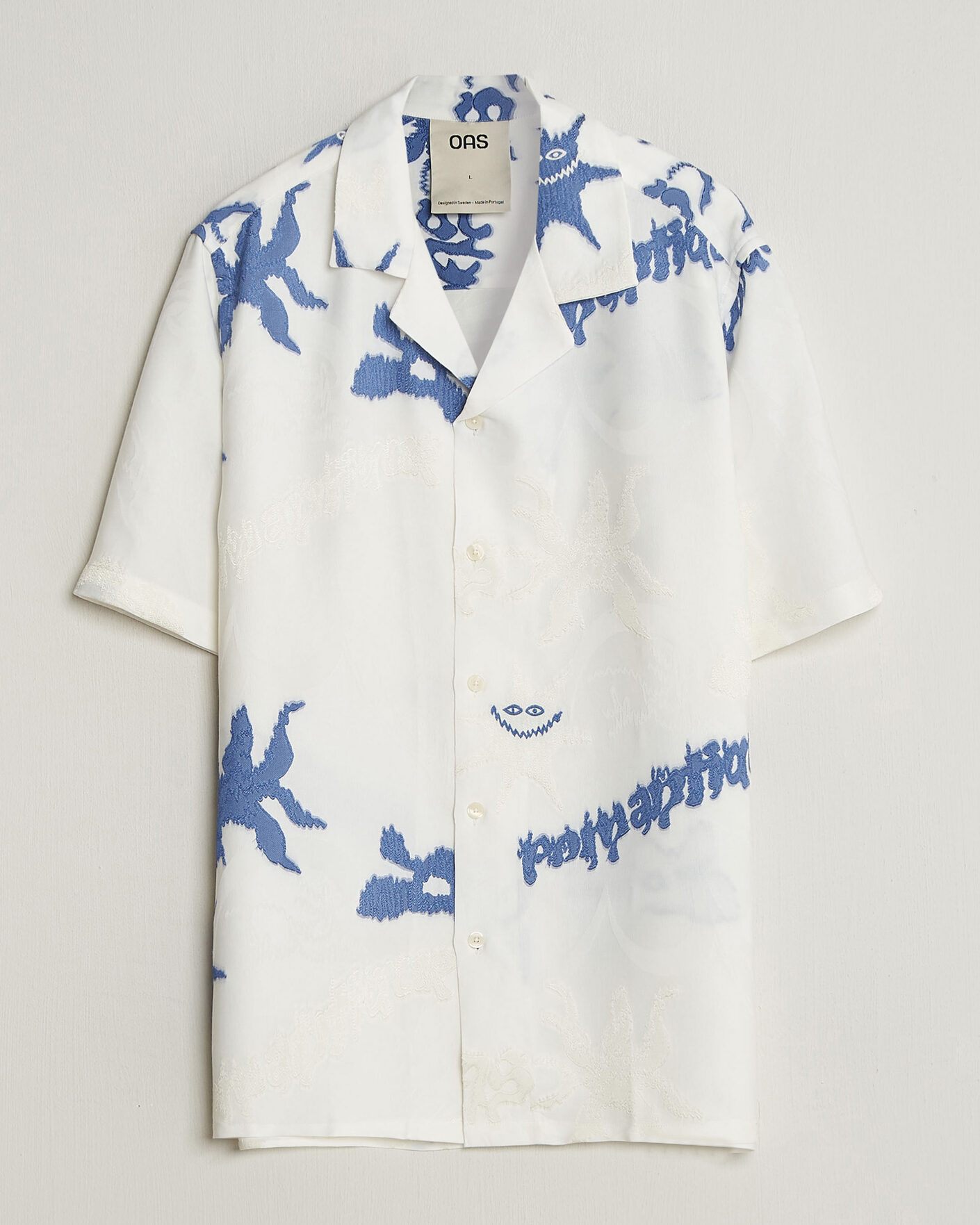 Men | Shirts | OAS | Rocco Lyocell Mix Short Sleeve Shirt Romantique