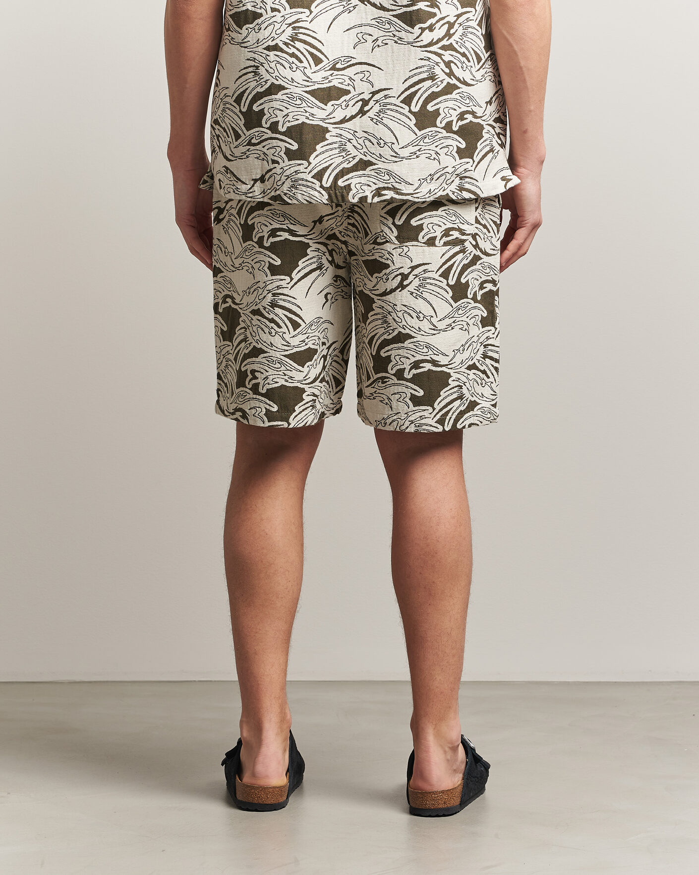 Men | Shorts | OAS | Nicola Cotton Shorts Rogue Ecru