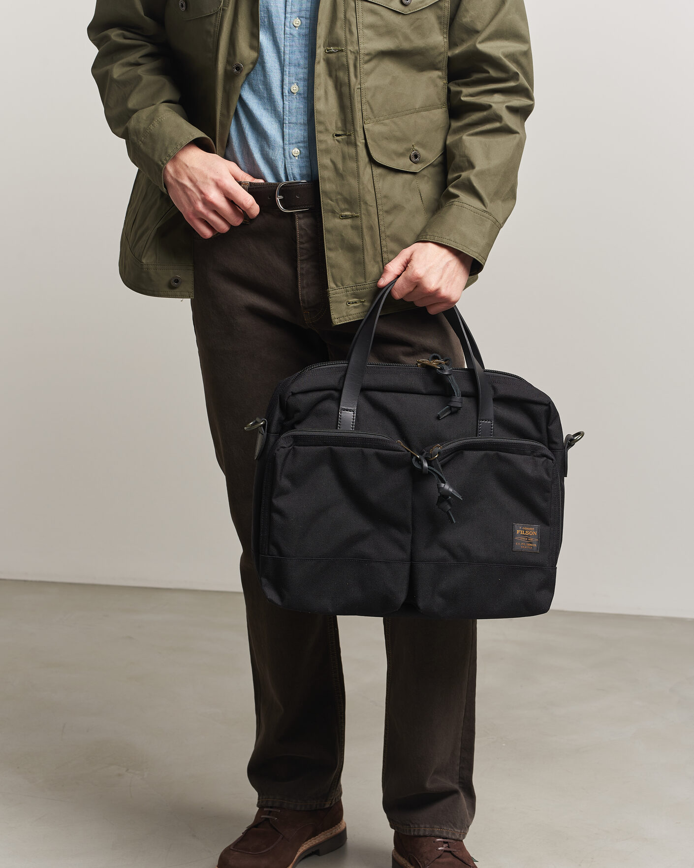 Filson Dryden Cordura Nylon Briefcase Black at CareOfCarl.com