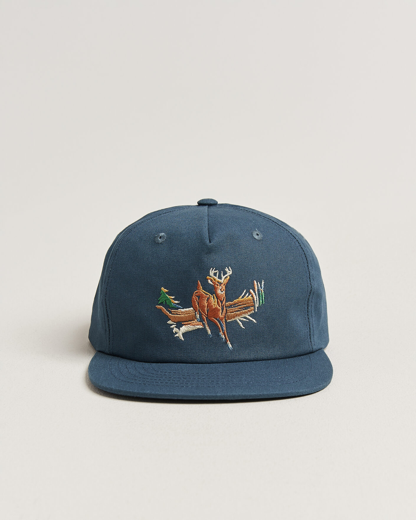 Men | Hats & Caps | Filson | Deer Trucker Cap Dusty Blue