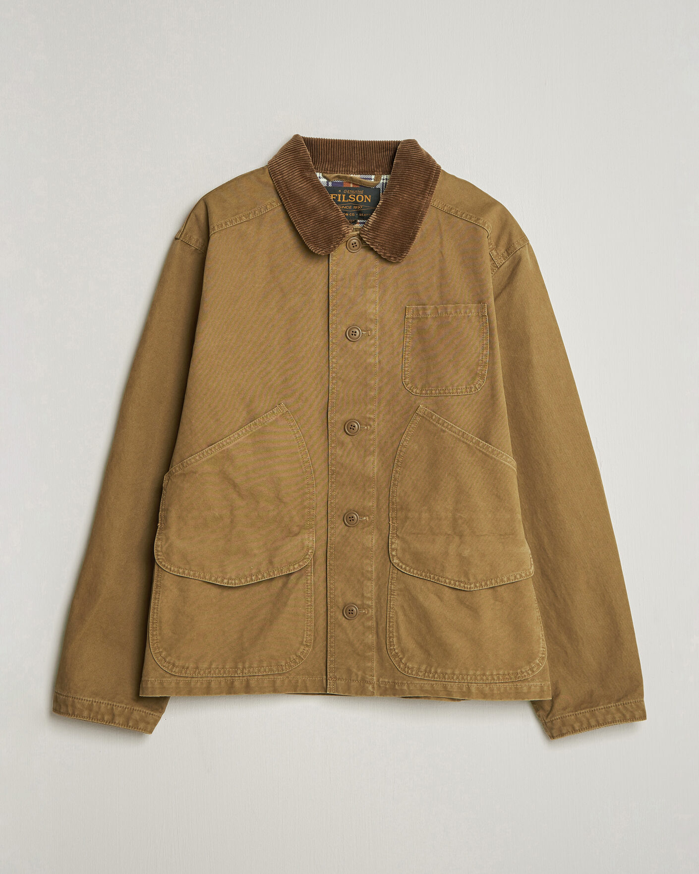 Men | Coats & Jackets | Filson | Canvas Outfitter Jacket Kangaroo