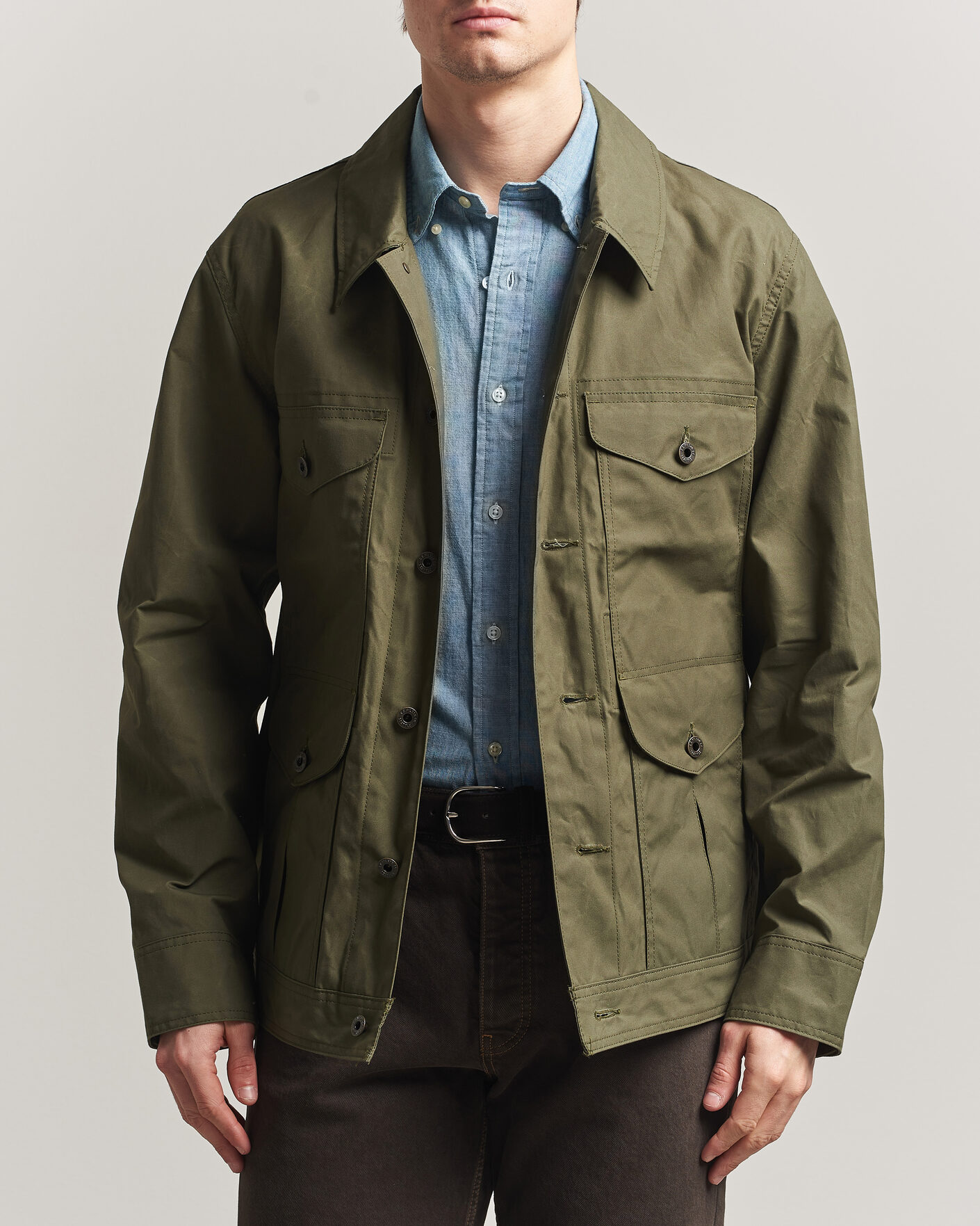 Men | Coats & Jackets | Filson | Ranger Journeman Jacket Dark Olive