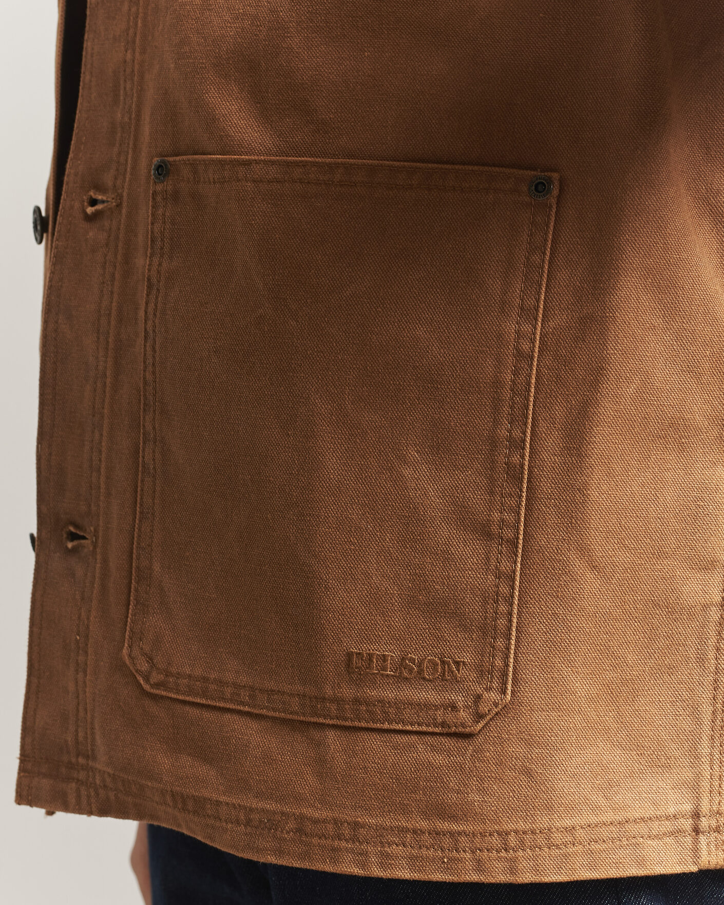 Men | Coats & Jackets | Filson | Rustic Canvas Barn Coat Whiskey