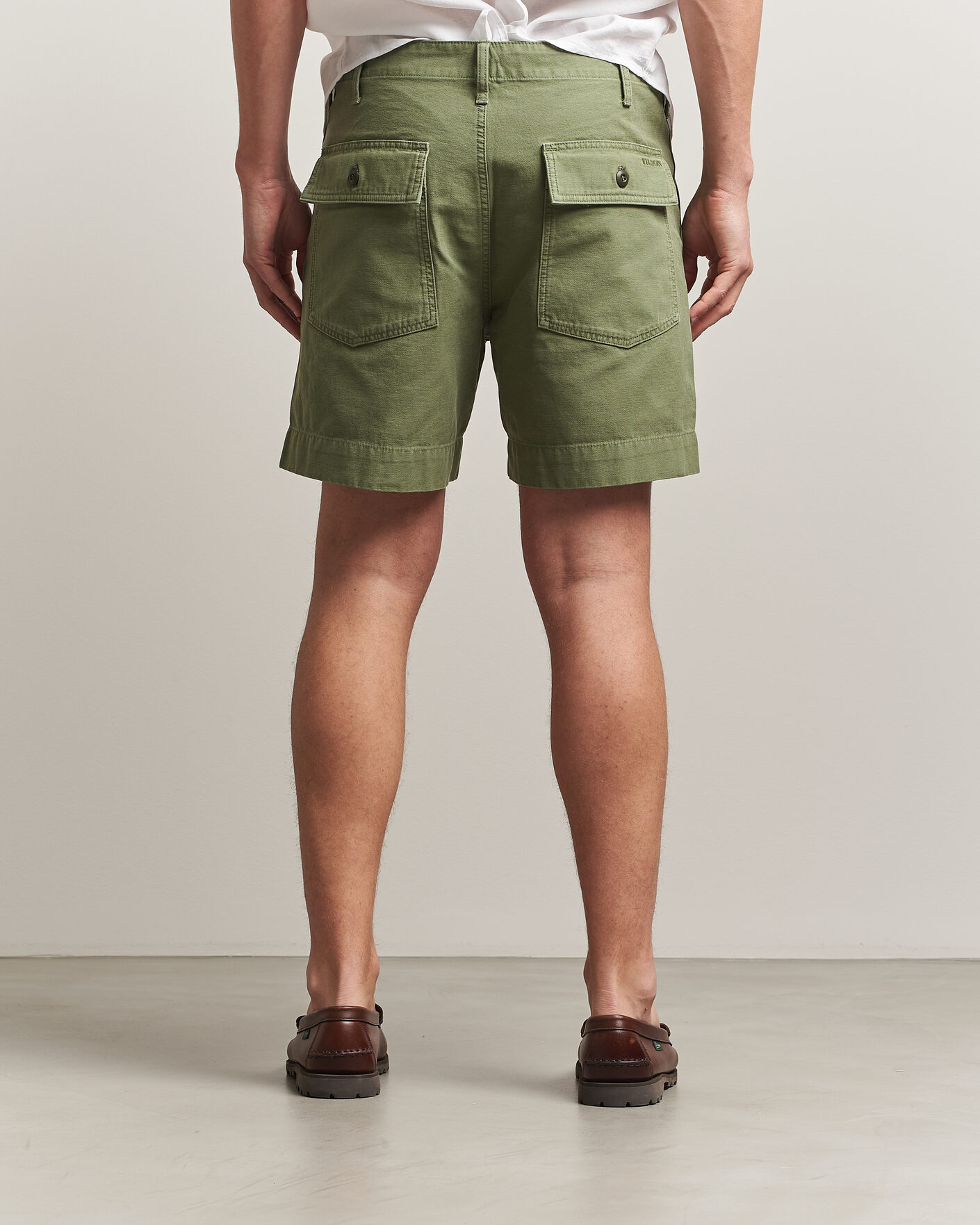 Men | Shorts | Filson | Field Cargo Shorts Washed Fatigue Green