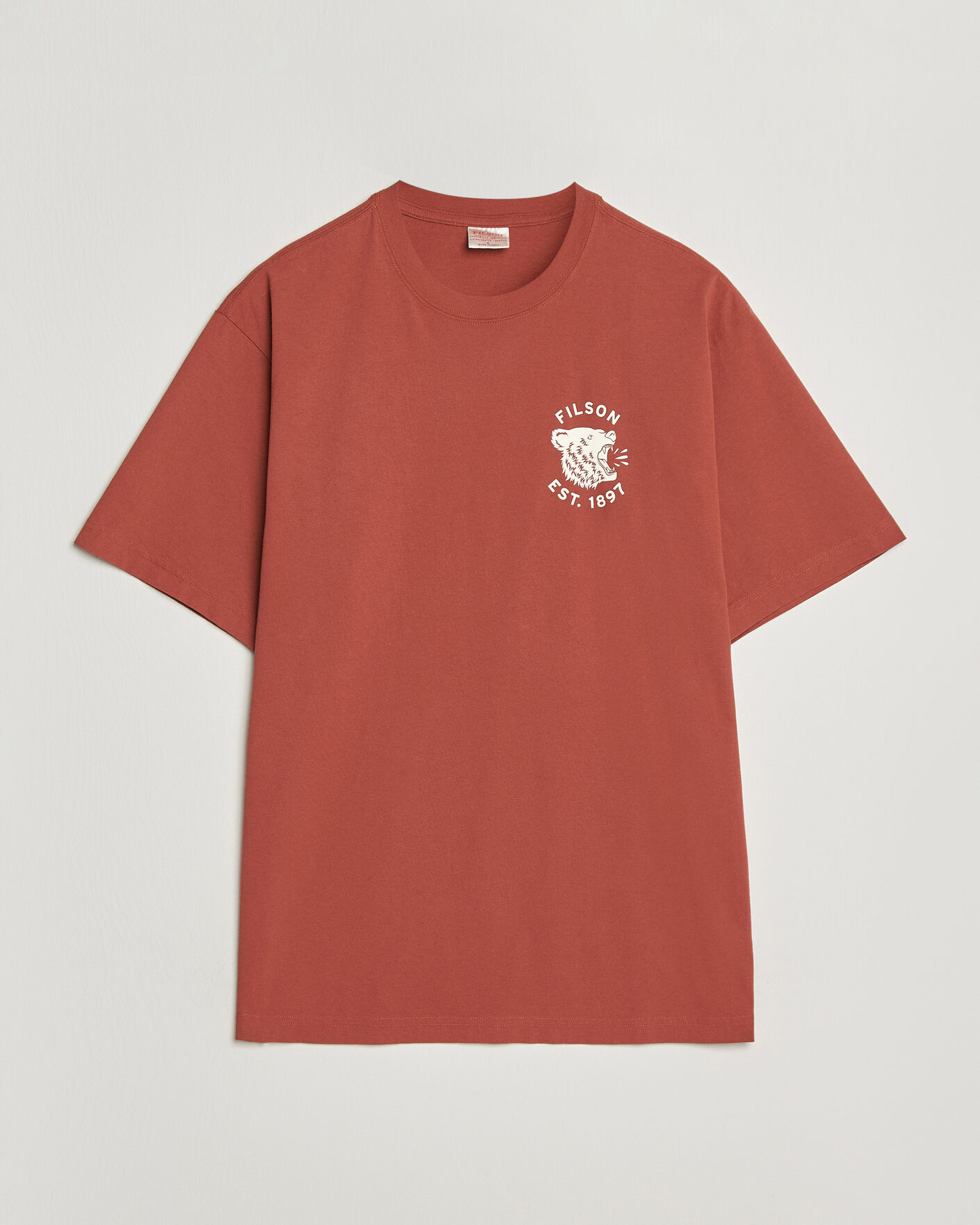 Men | T-Shirts | Filson | Bear Graphic T-Shirt Chili Oil