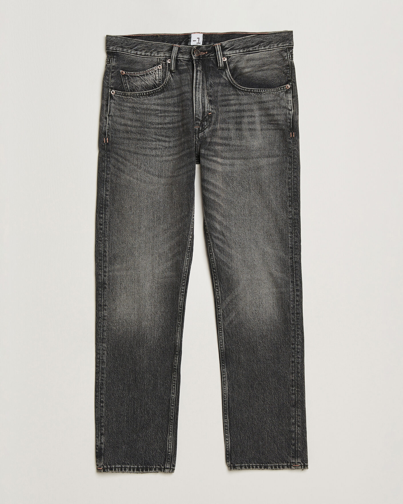 Men | Trousers | -1 Nordic Denim | Regular Fit Jeans Thunderstorm Black Clean
