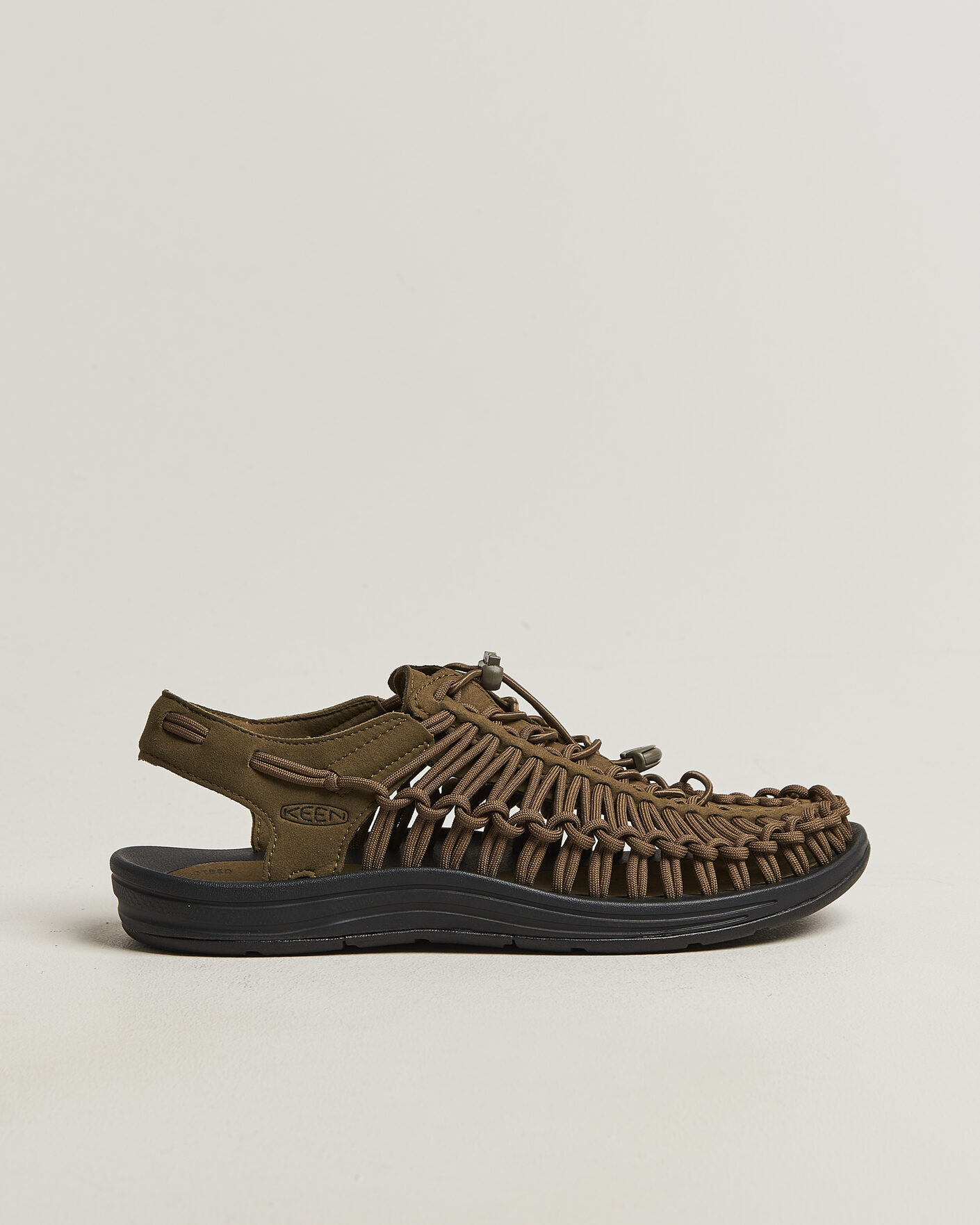 Men | Sandals & Slides | KEEN | Uneek Sneaker Sandal Dark Olive