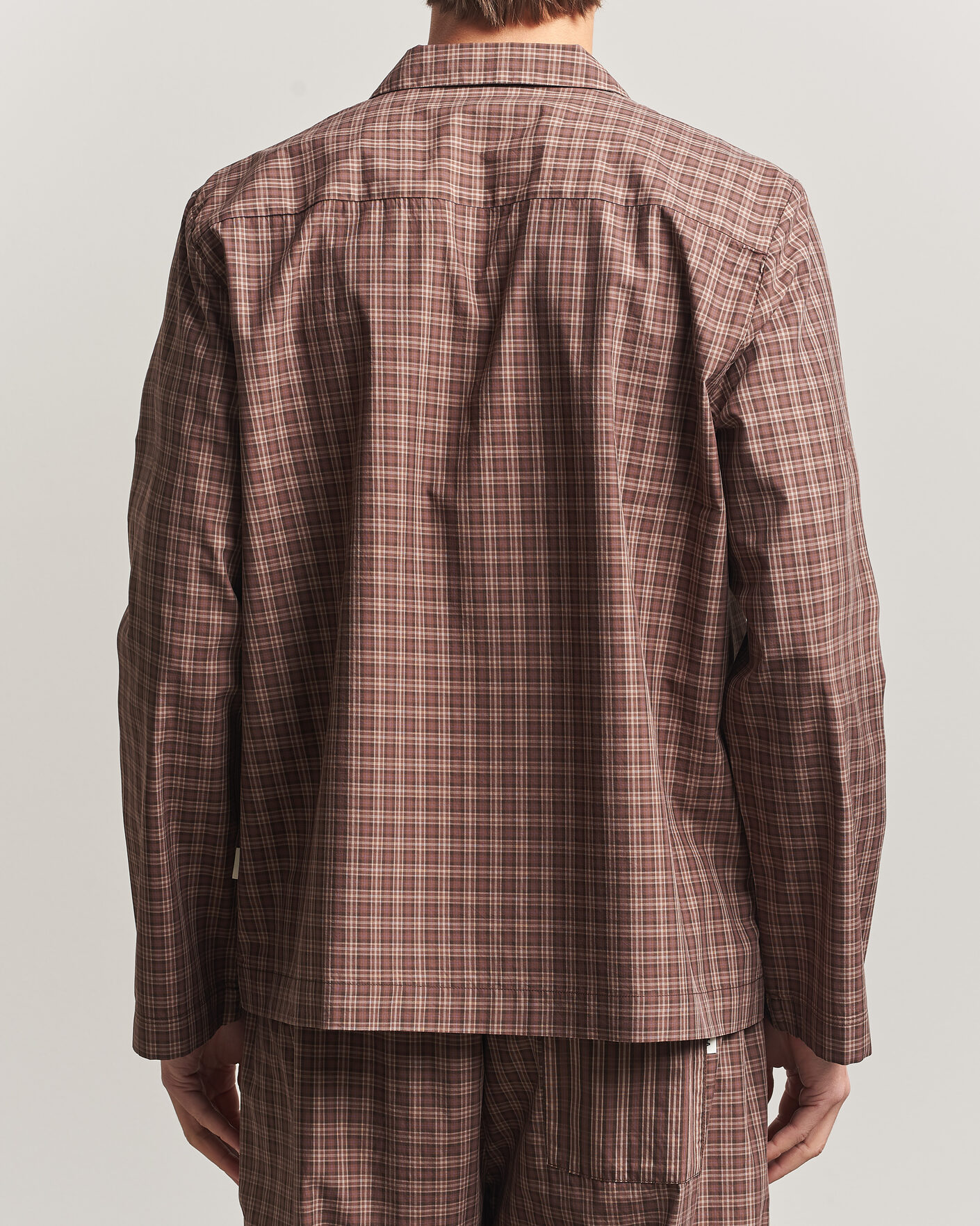 Men | Pyjamas & Robes | Tekla | Fine Twill Pyjama Shirt Serra Checks