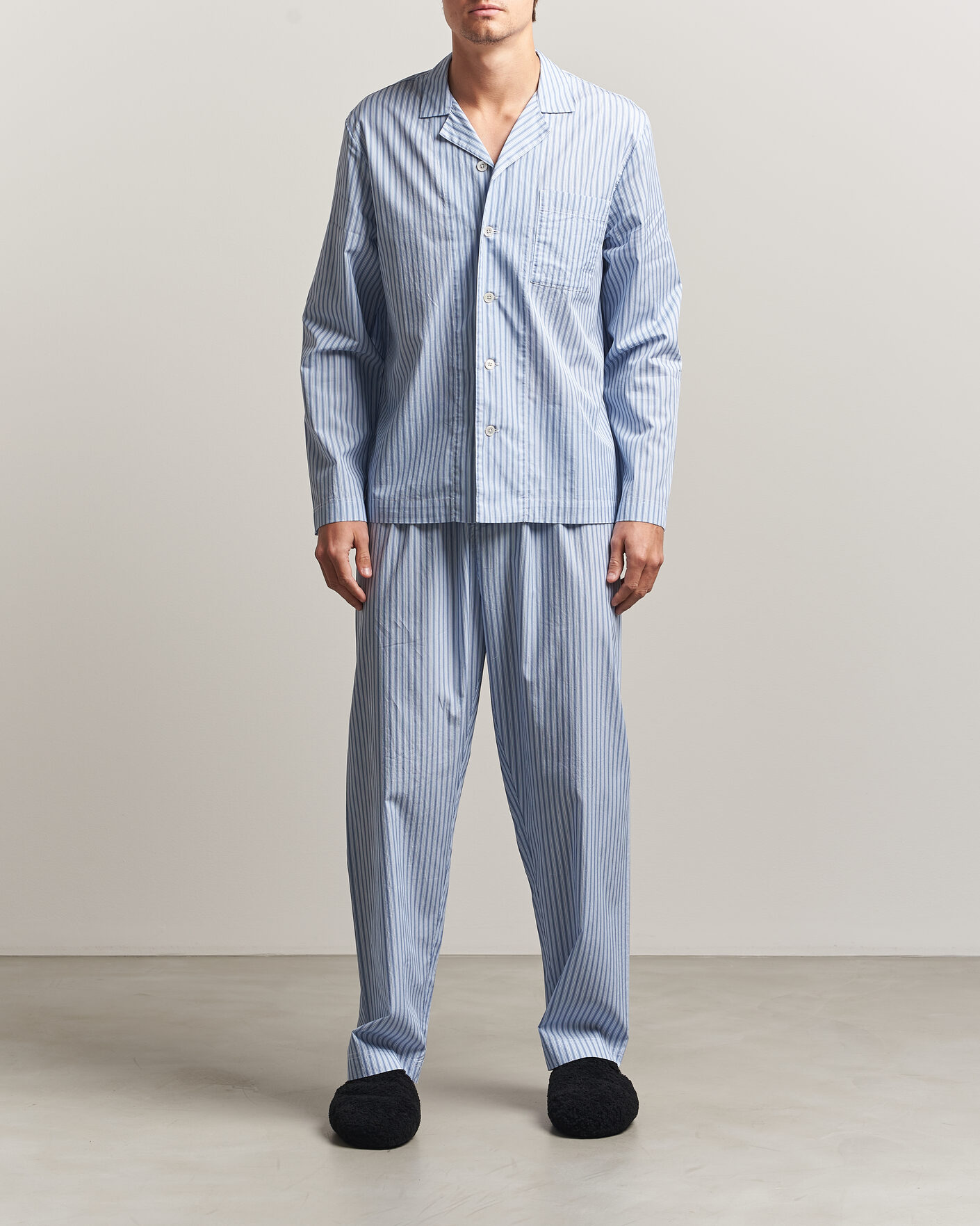 Men | Pyjamas & Robes | Tekla | Fine Twill Pyjama Pants Cooper Stripes