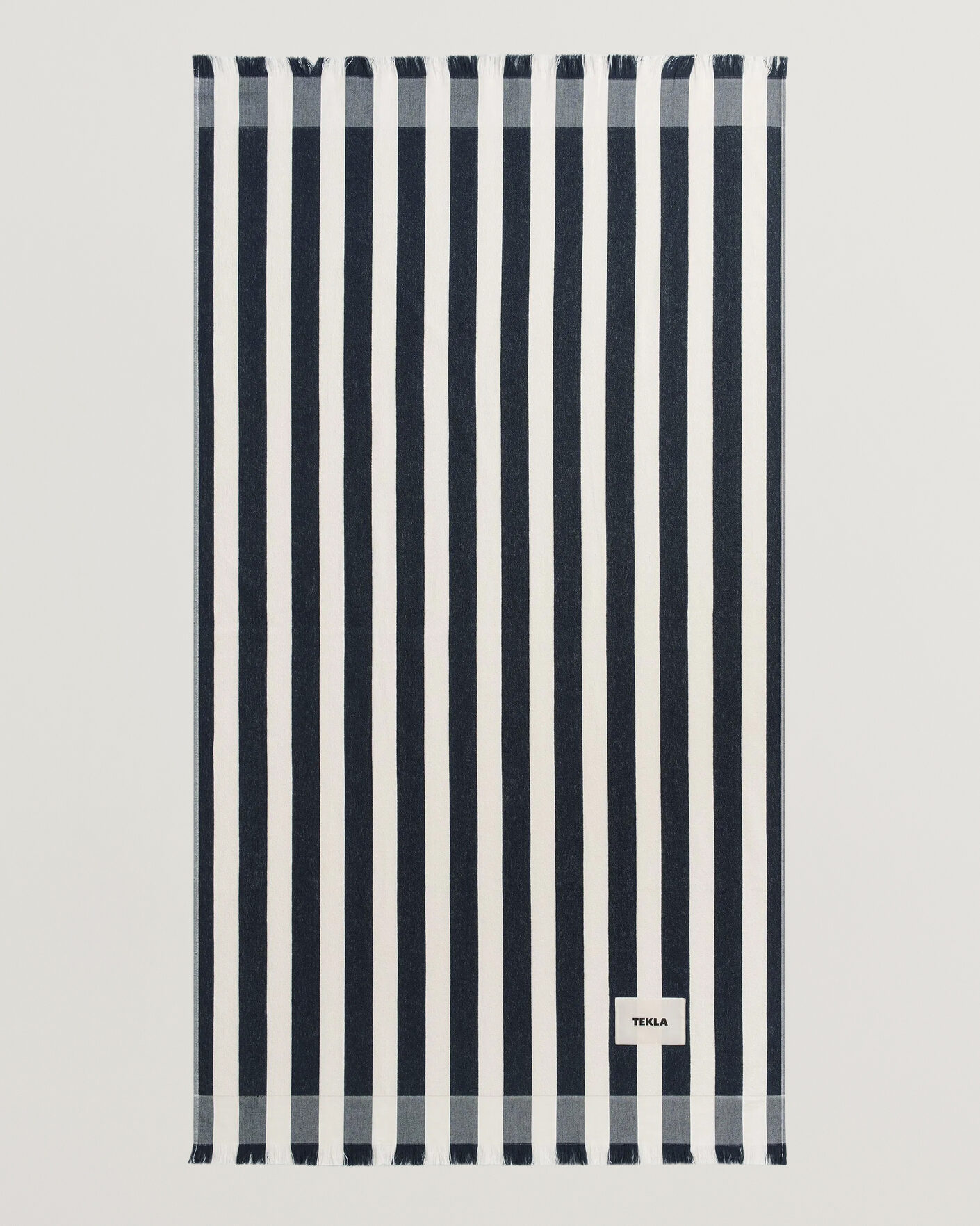 Men | Fabrics | Tekla | Organic Terry Beach Towel Cala Stripes