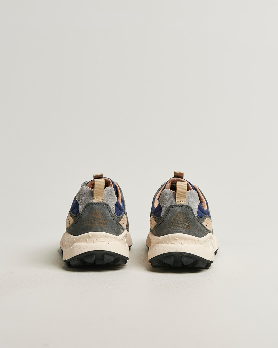 Men | Sneakers | Flower Mountain | Yamano 3 Suede/Canvas Sneaker Blue/Grey