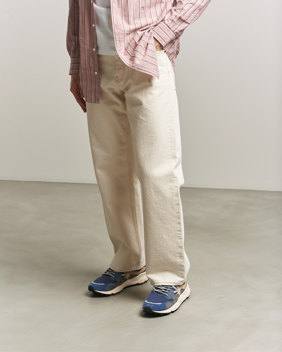 Men | Sneakers | Flower Mountain | Yamano 3 Suede/Canvas Sneaker Blue/Grey