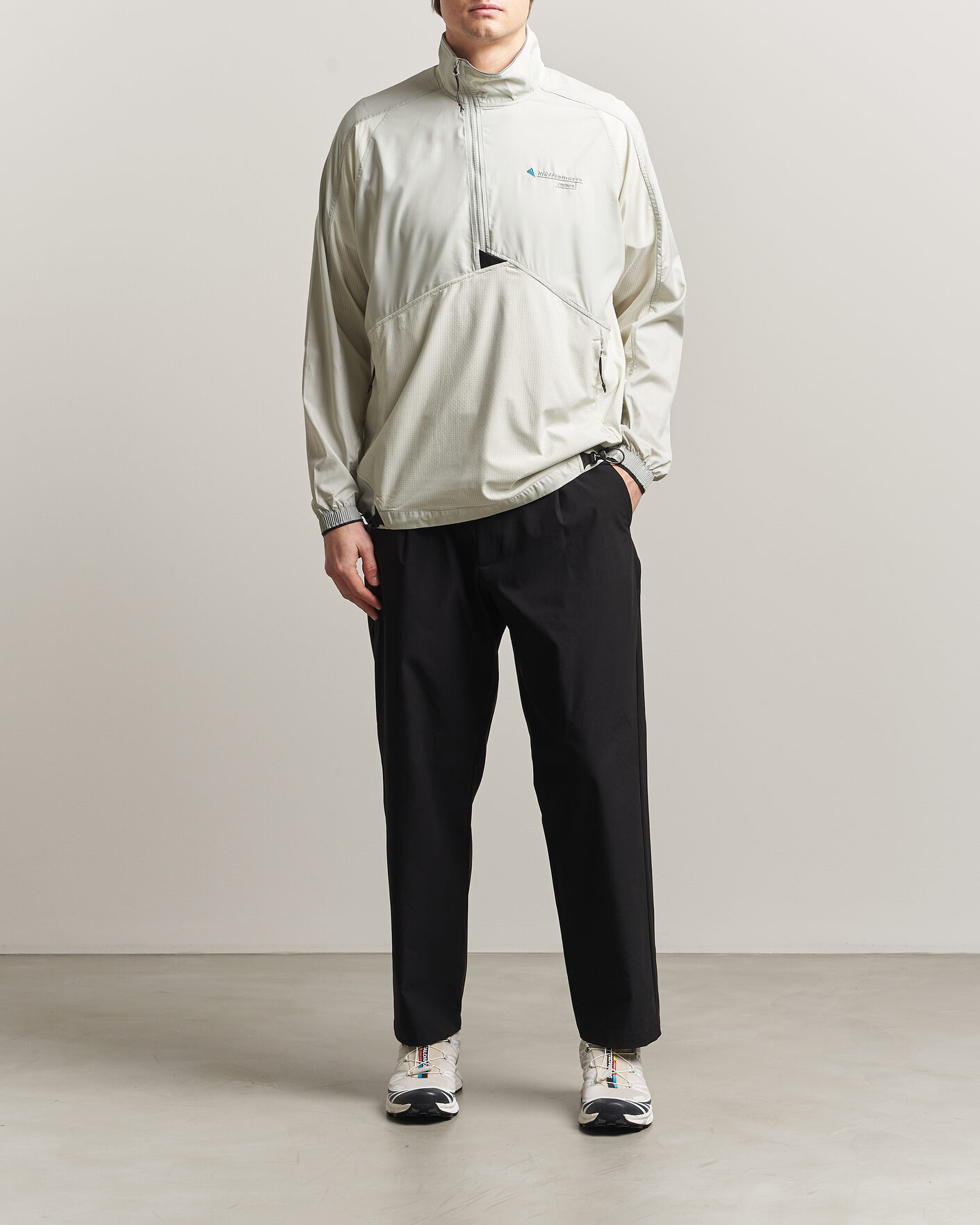 Men | Coats & Jackets | Klättermusen | Vingner Anorak Mercury Blue/Cristal Gree