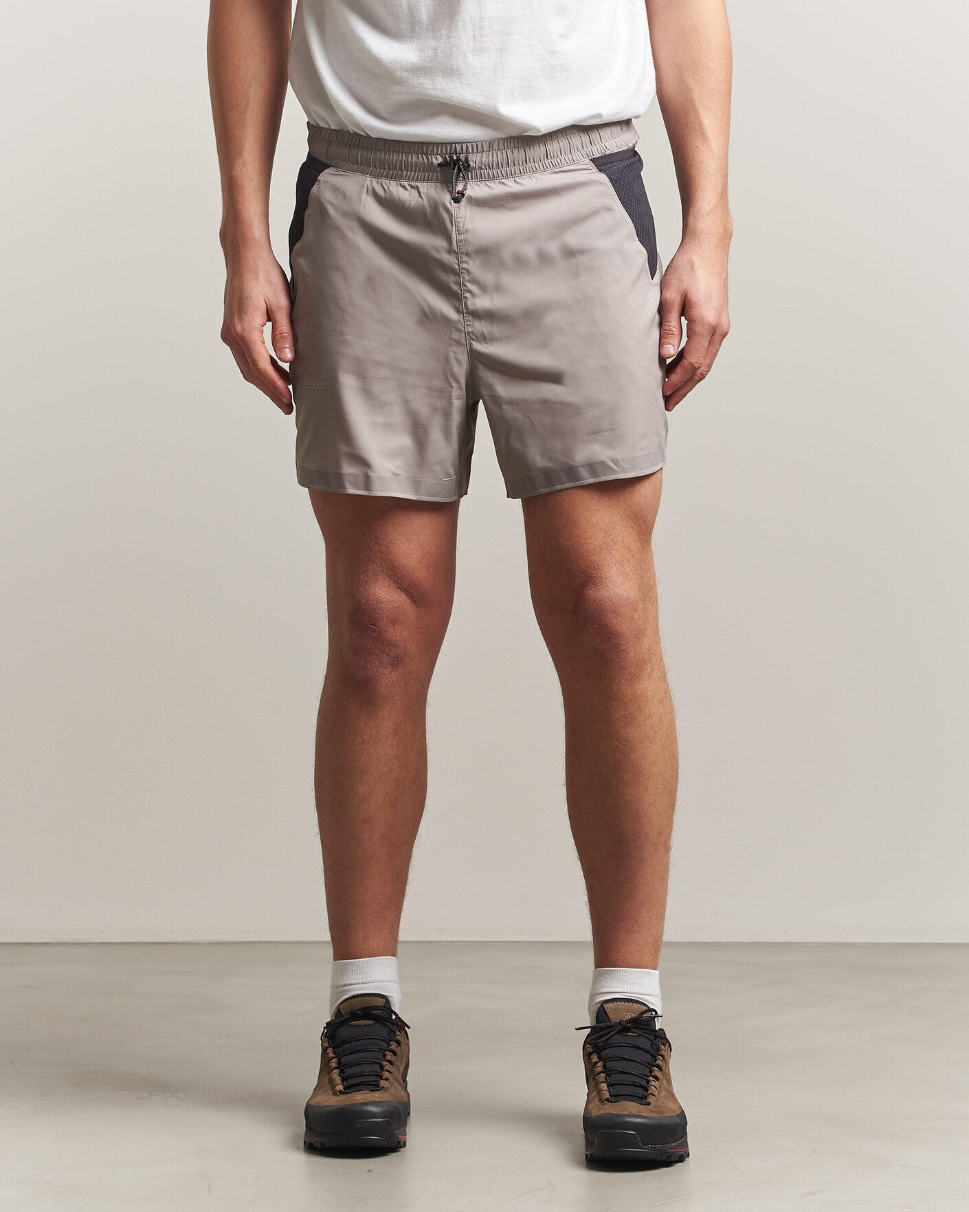 Men | Shorts | Klättermusen | Bele Running Shorts Ridge Grey