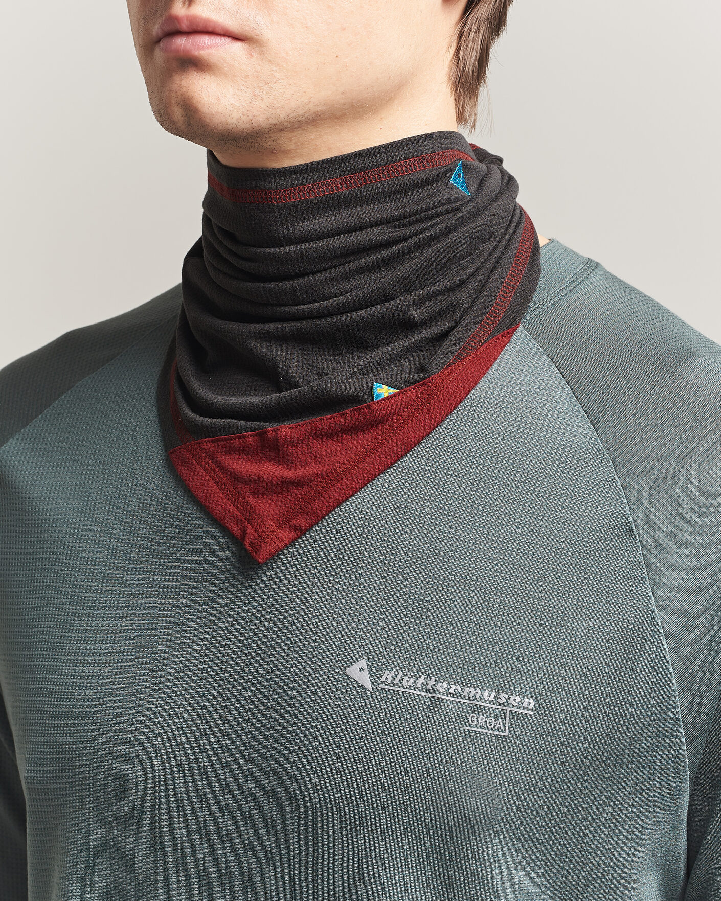 Men | Dress Scarves | Klättermusen | Allvis Scarf Raven