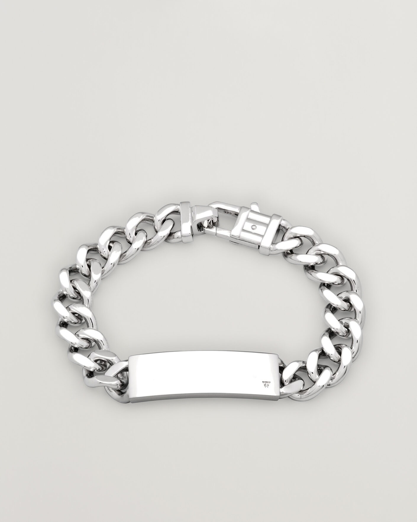 Men | Jewellery | Tom Wood | ID Bracelet Silver