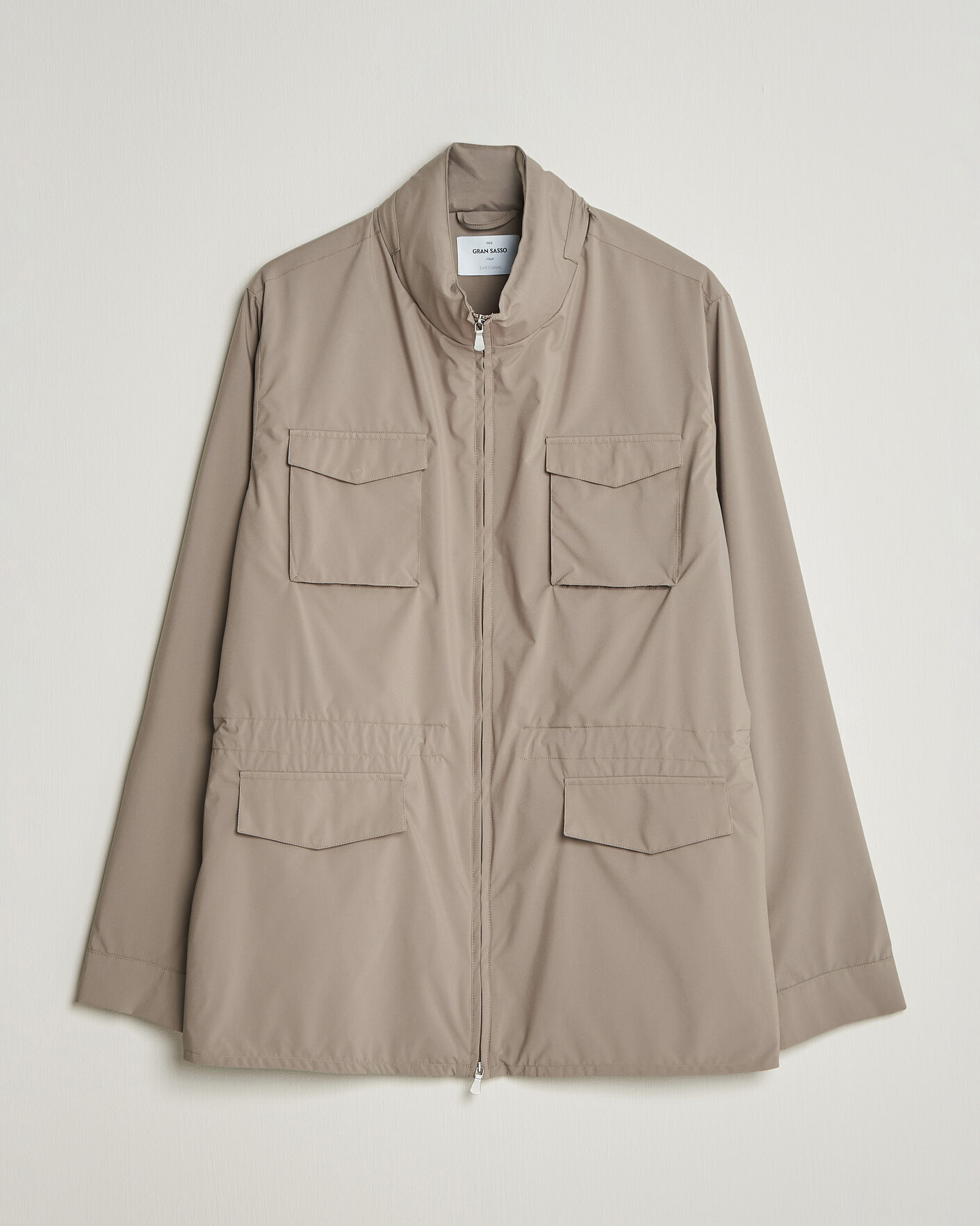 Men | Coats & Jackets | Gran Sasso | Nylon Field Jacket Beige