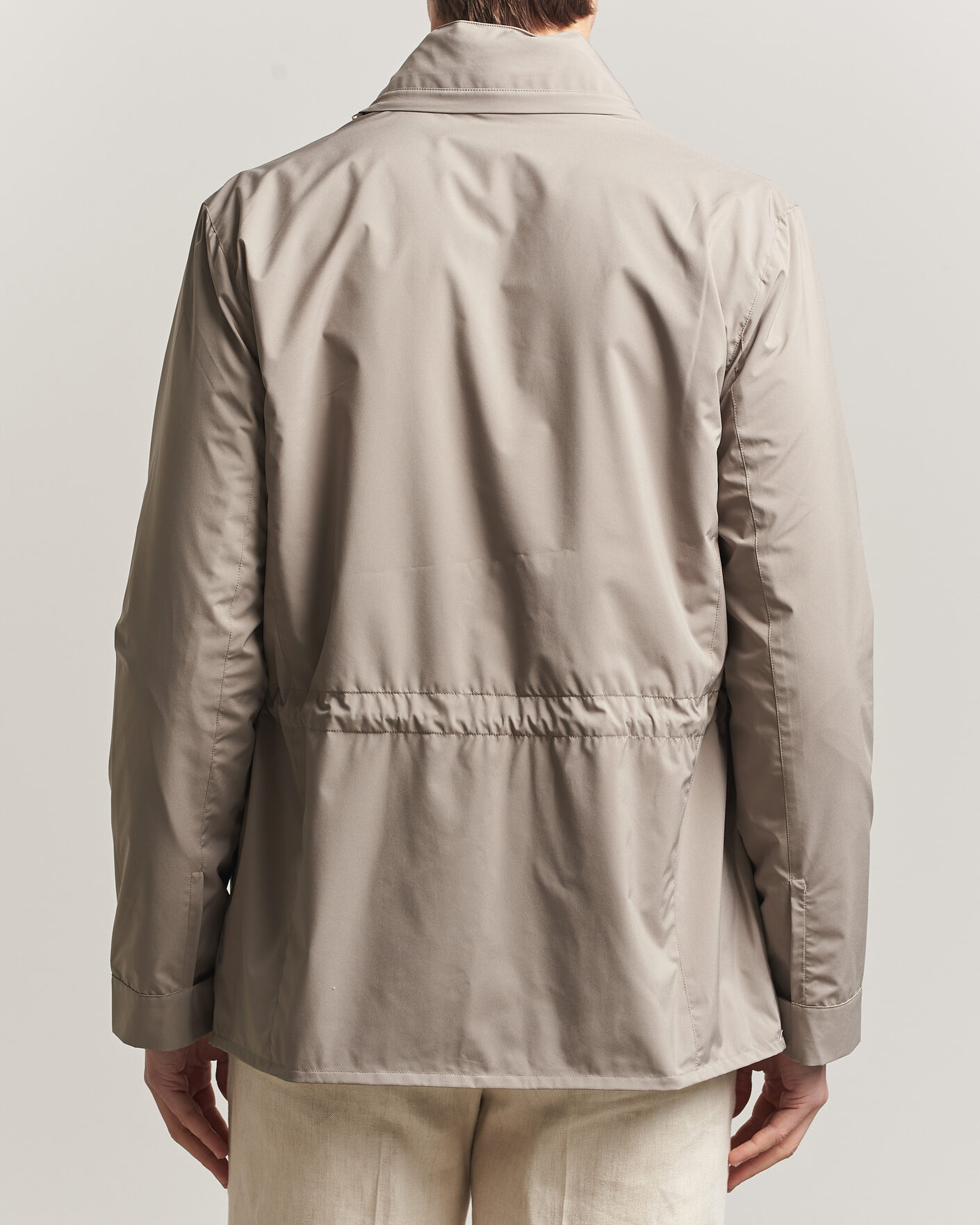 Men | Coats & Jackets | Gran Sasso | Nylon Field Jacket Beige