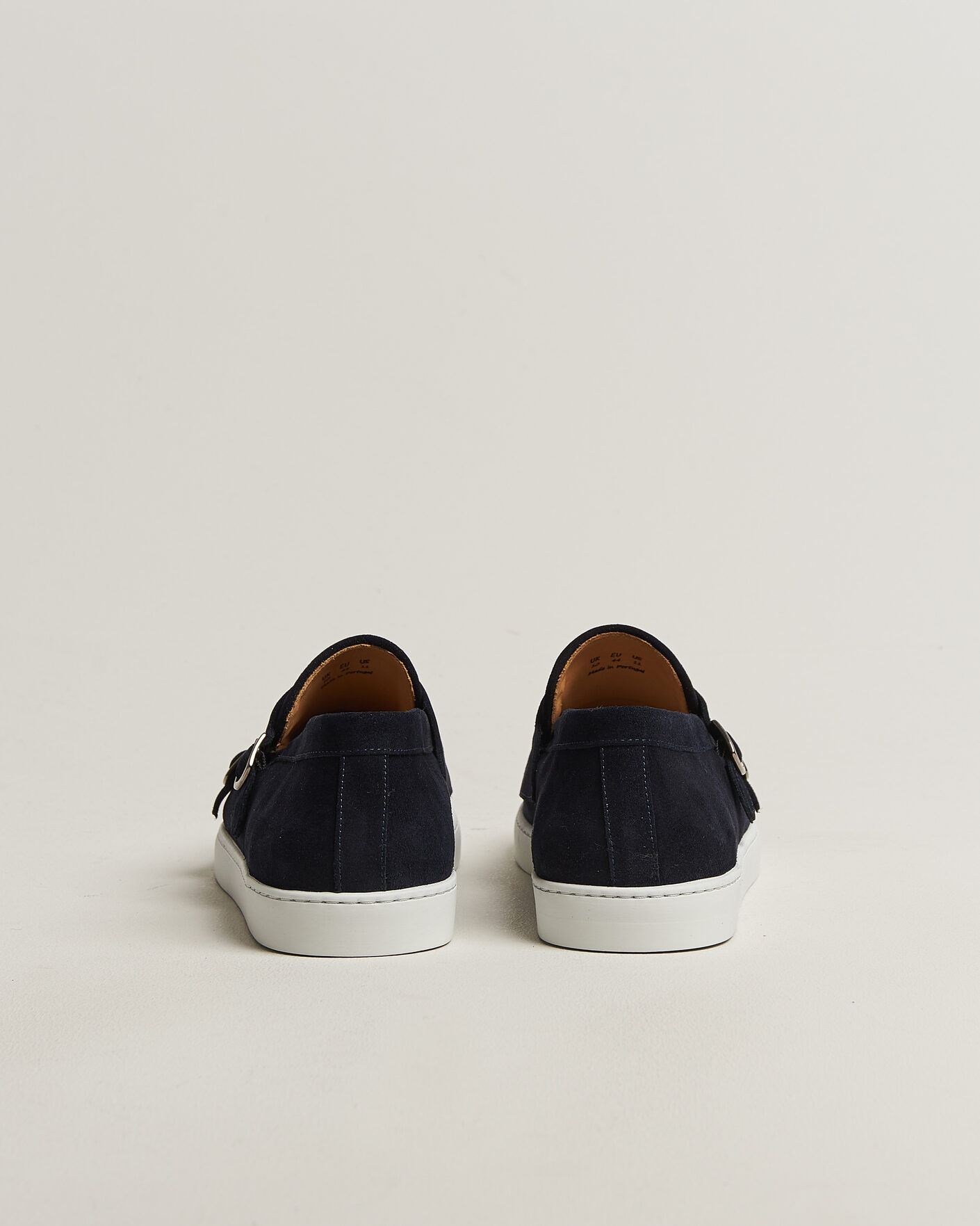 Men | Loafers | Fliteless | Suede Monk Strap Sneaker Loafer Navy