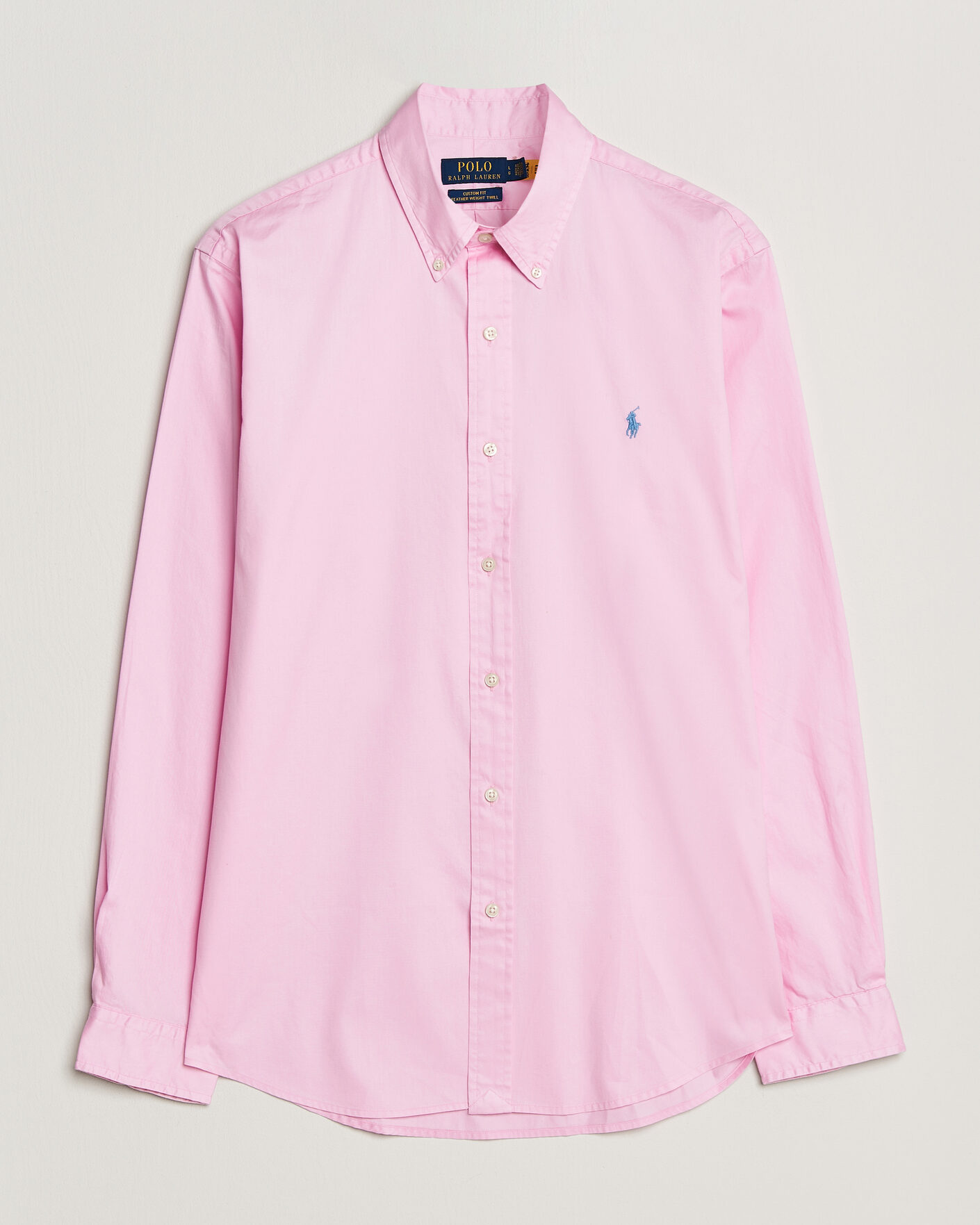 Men | Shirts | Polo Ralph Lauren | Custom Fit Garment Twill Shirt Carmel Pink
