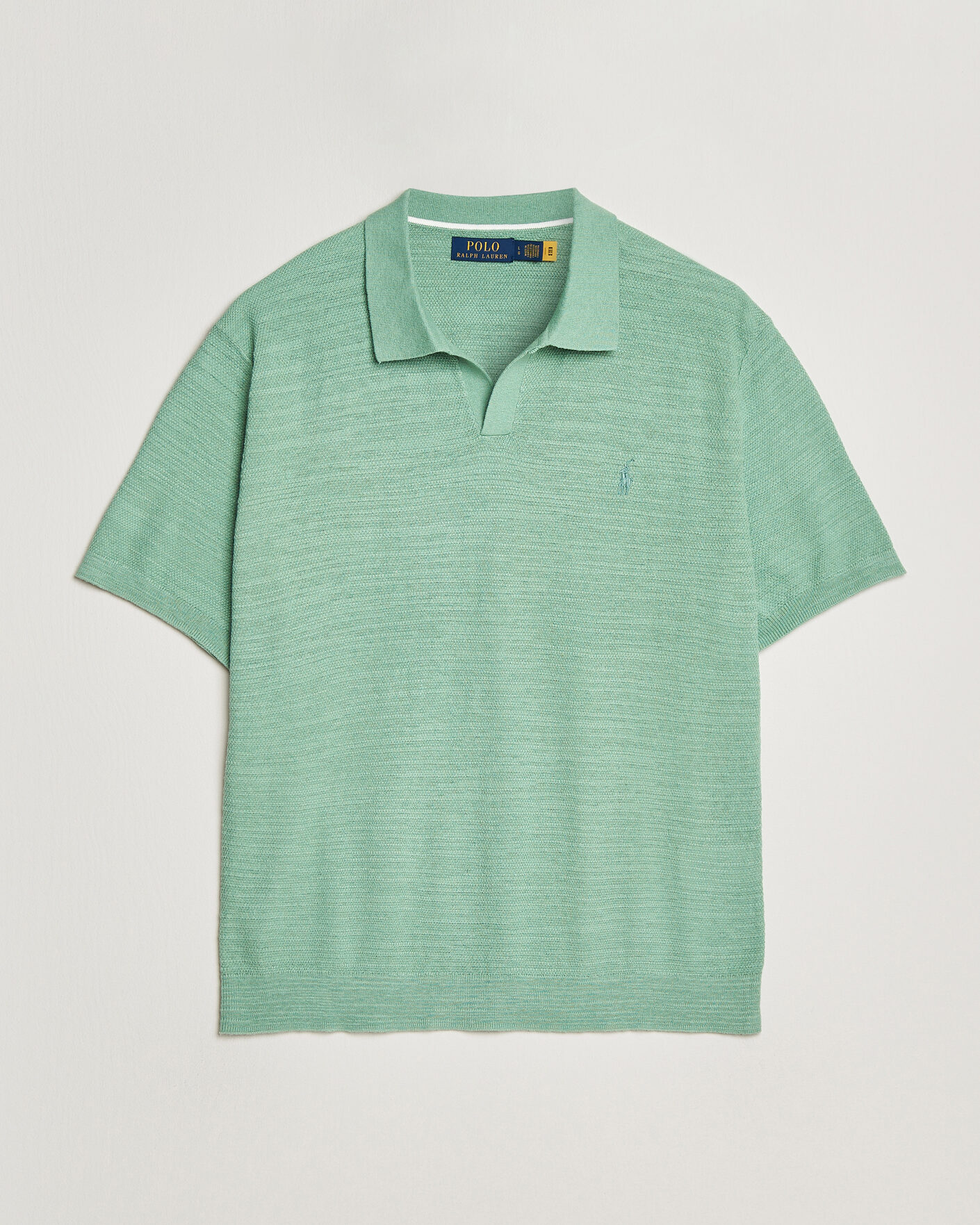 Men | Polo Shirts | Polo Ralph Lauren | Cotton Blend Polo Faded Mint