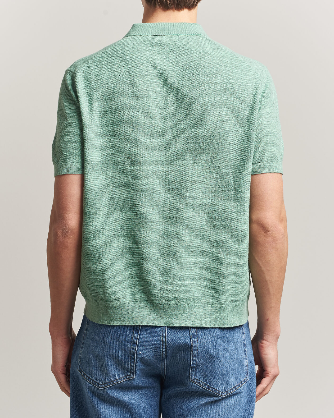 Men | Polo Shirts | Polo Ralph Lauren | Cotton Blend Polo Faded Mint
