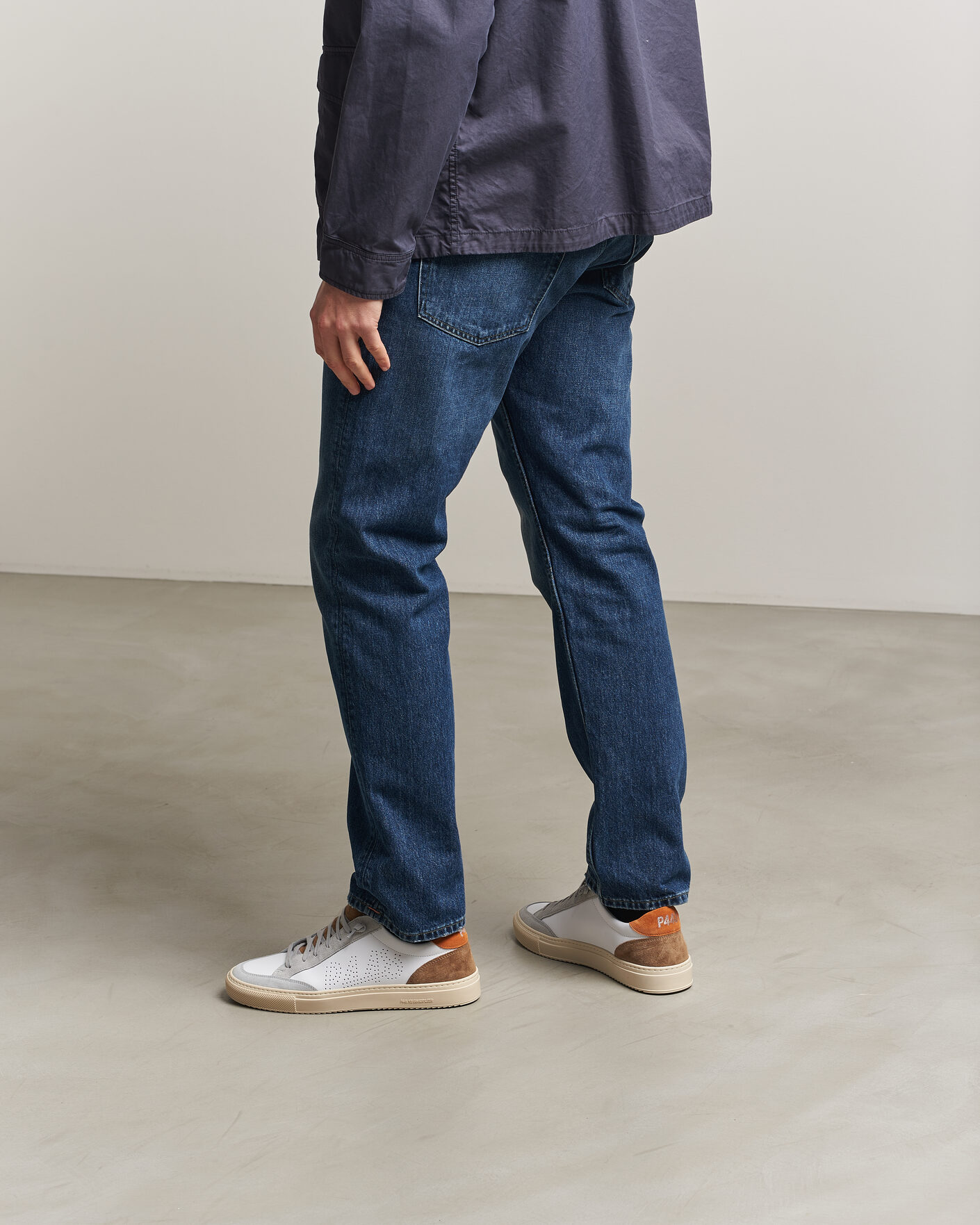 Men | Sneakers | P448 | Soho Leather/Suede Sneaker White/Grey