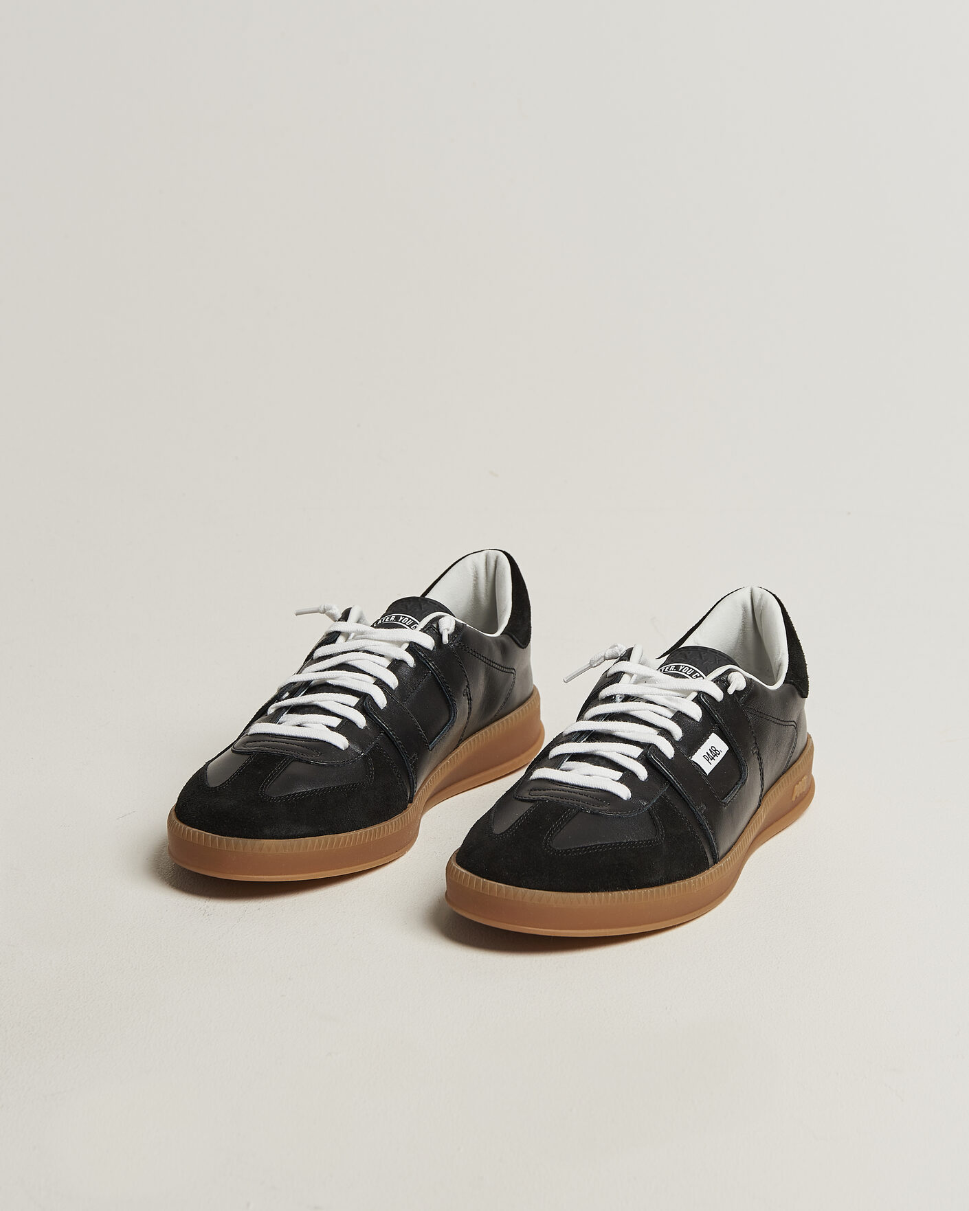 Men | Sneakers | P448 | Monza Leather/Suede Sneaker Black