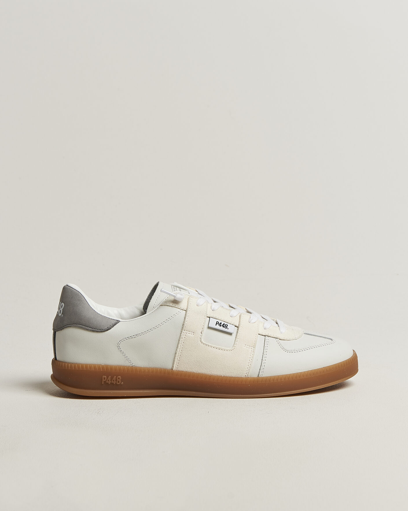 Men | Sneakers | P448 | Monza Leather/Suede Sneaker White