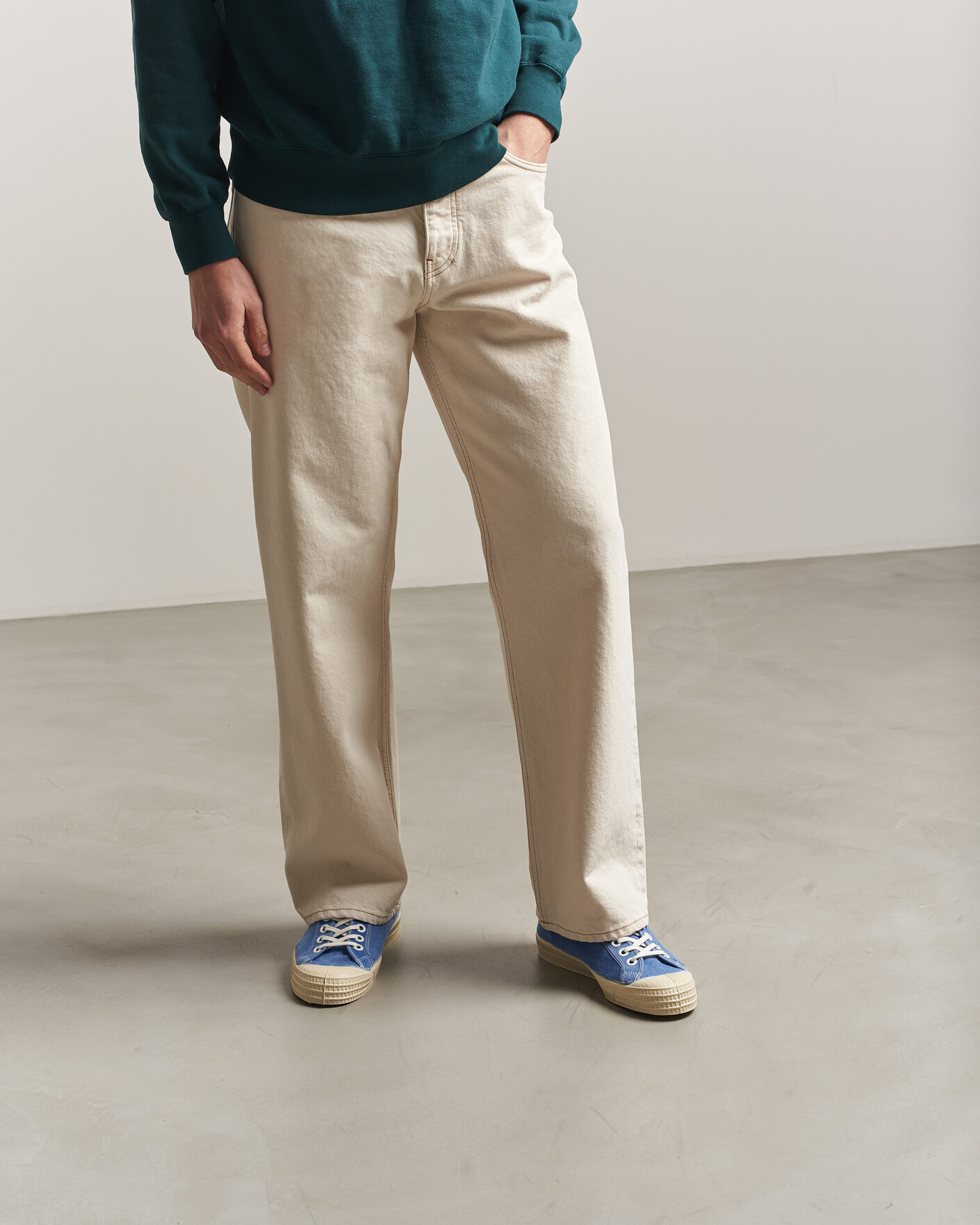 Men | Sneakers | Novesta | Star Master Washed Organic Cotton Sneaker Blue