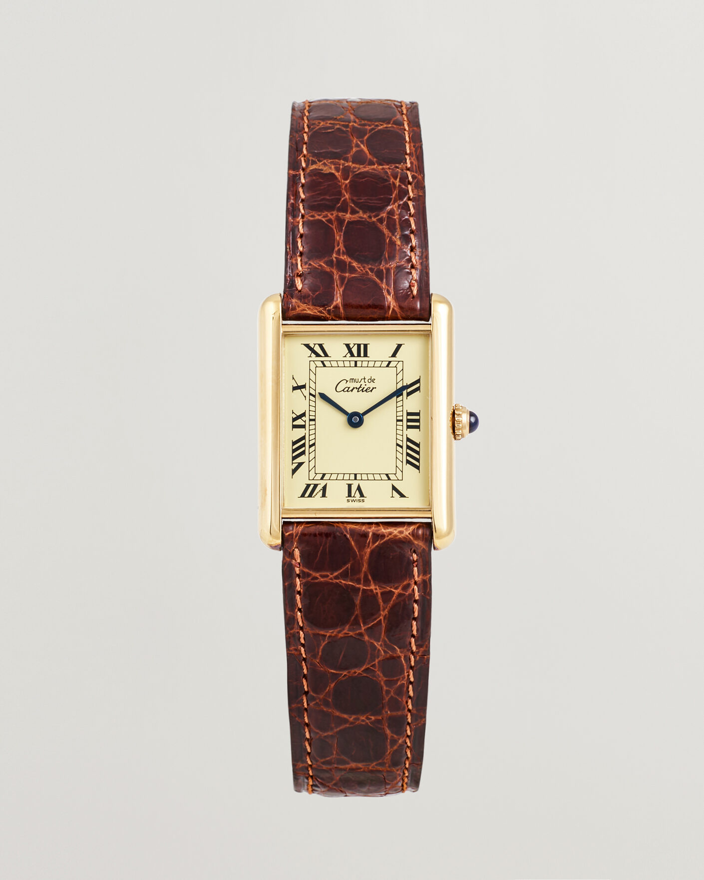 Men | Pre-Owned & Vintage Watches | Cartier Pre-Owned | Tank Vermeil 