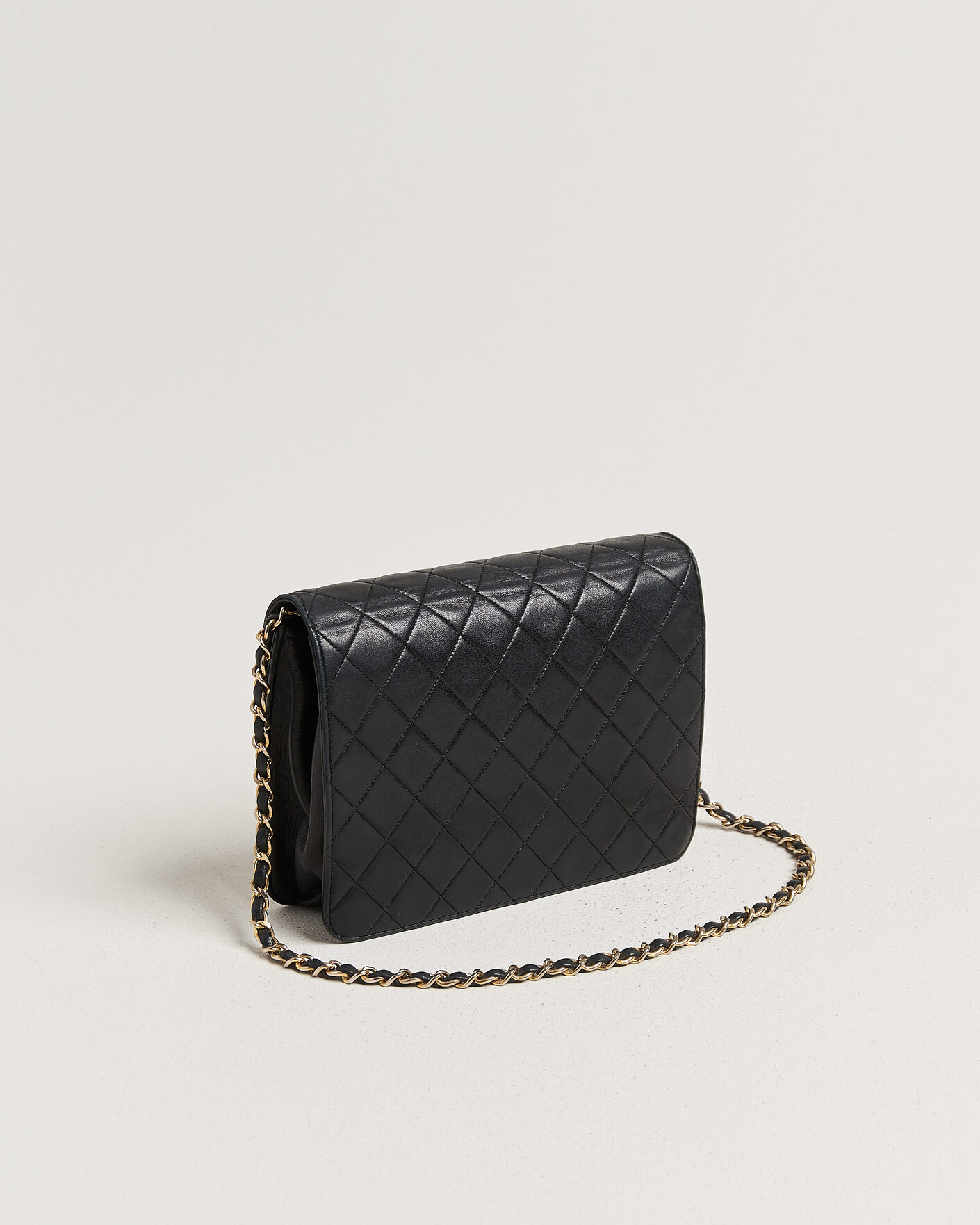 Men | Pre-Owned & Vintage Bags | Chanel Pre-Owned | Single Flap Bag Black