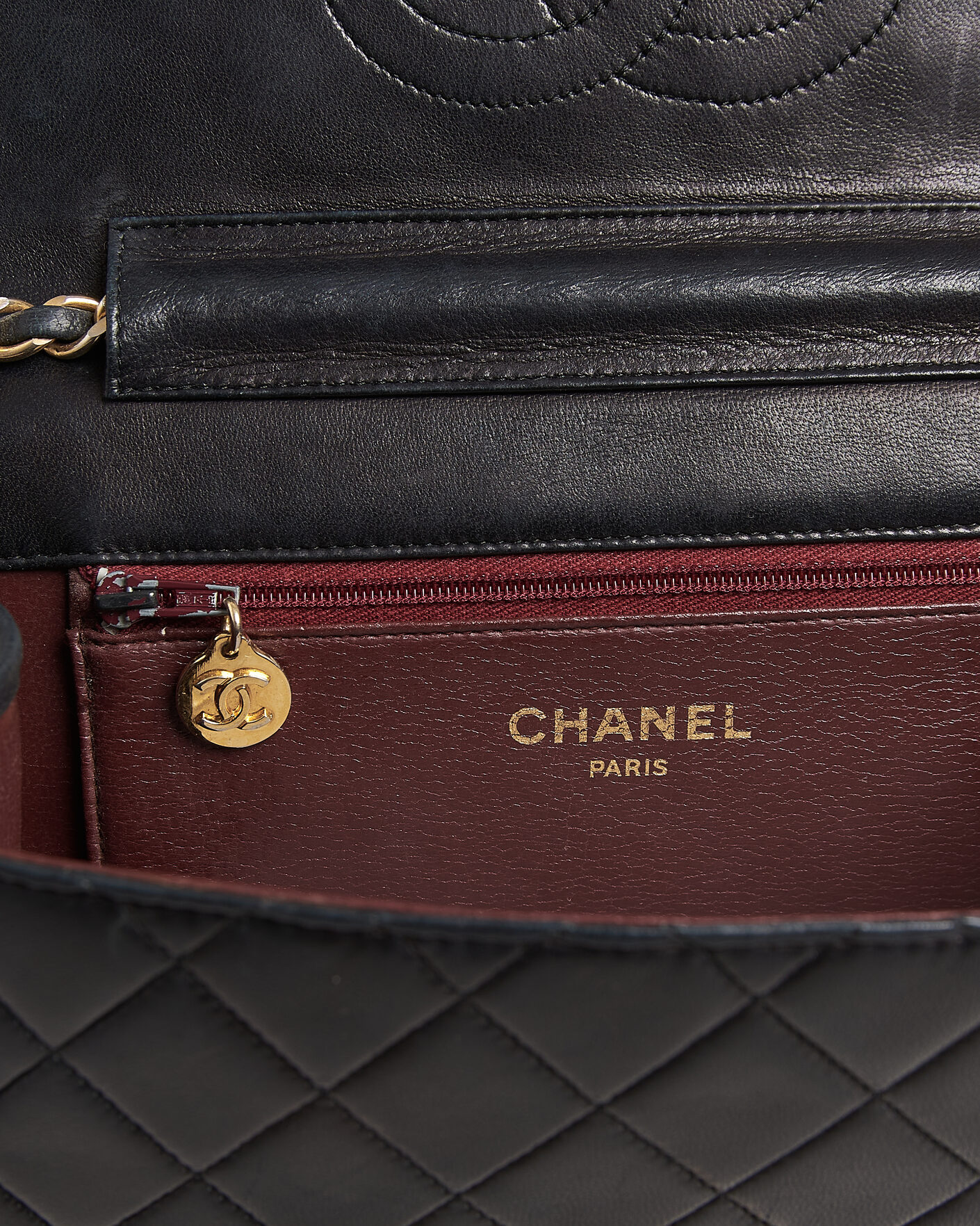 Men | Pre-Owned & Vintage Bags | Chanel Pre-Owned | Single Flap Bag Black